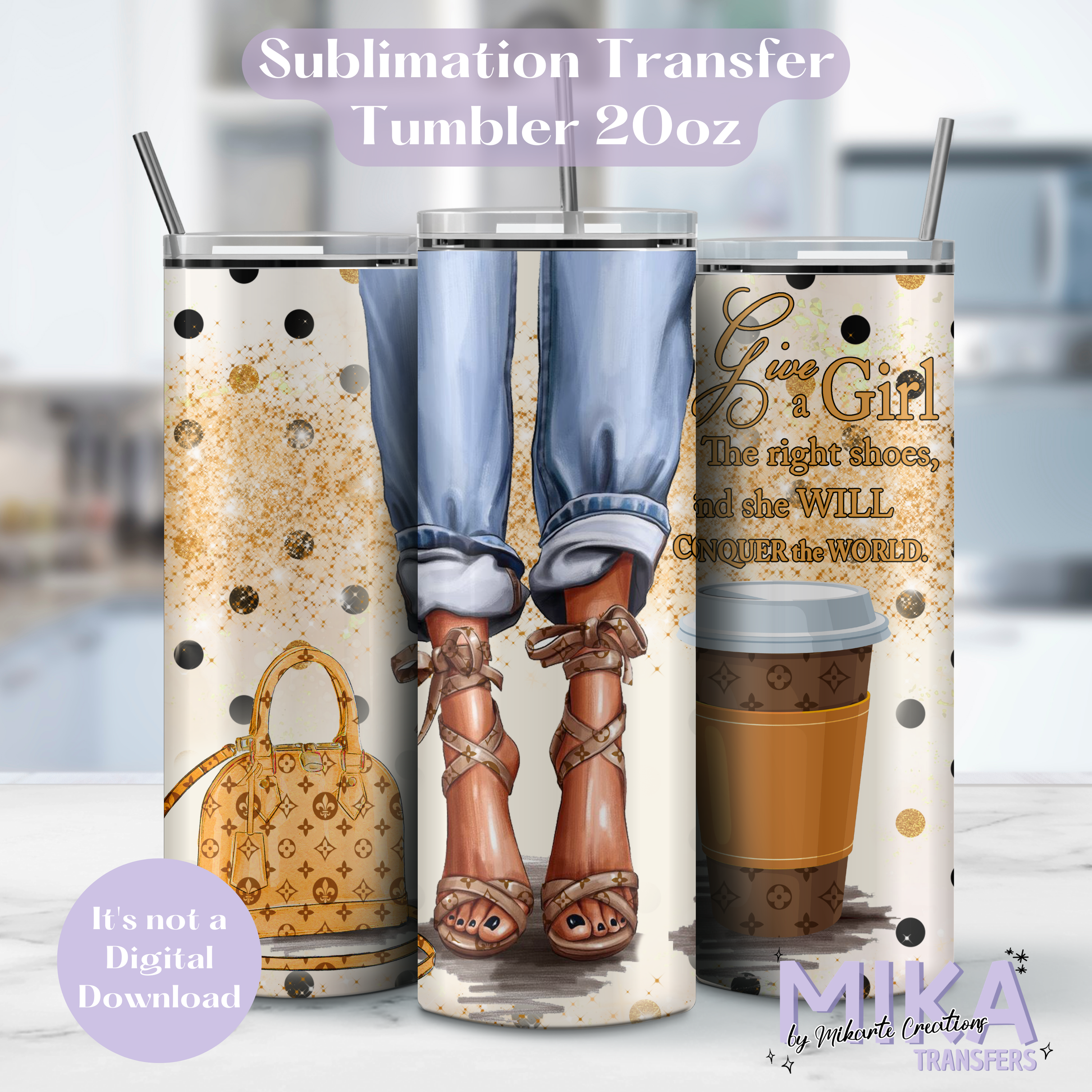 Girl | Tumbler Sublimation Transfer