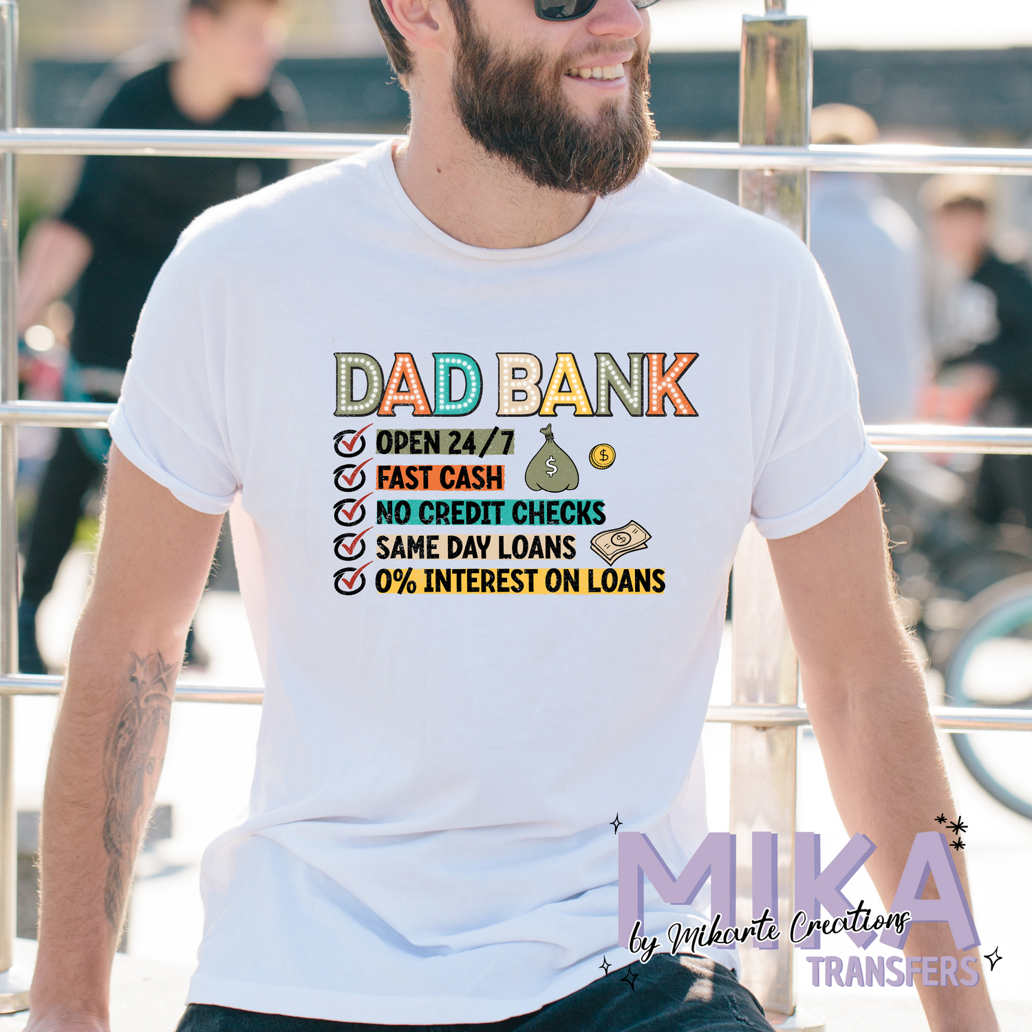 Dad Bank | DTF Transfer