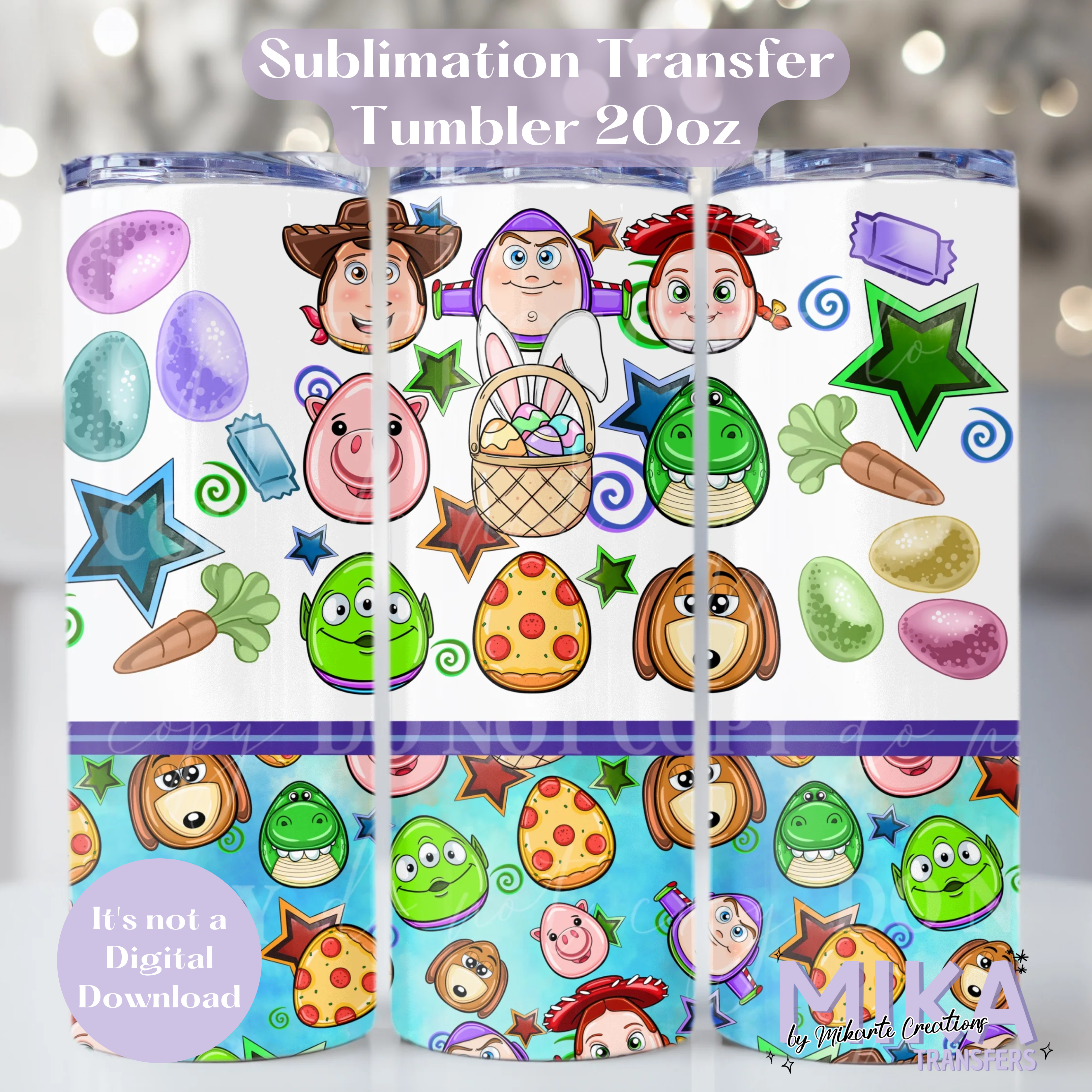 TS Eggs | Tumbler Sublimation Transfer