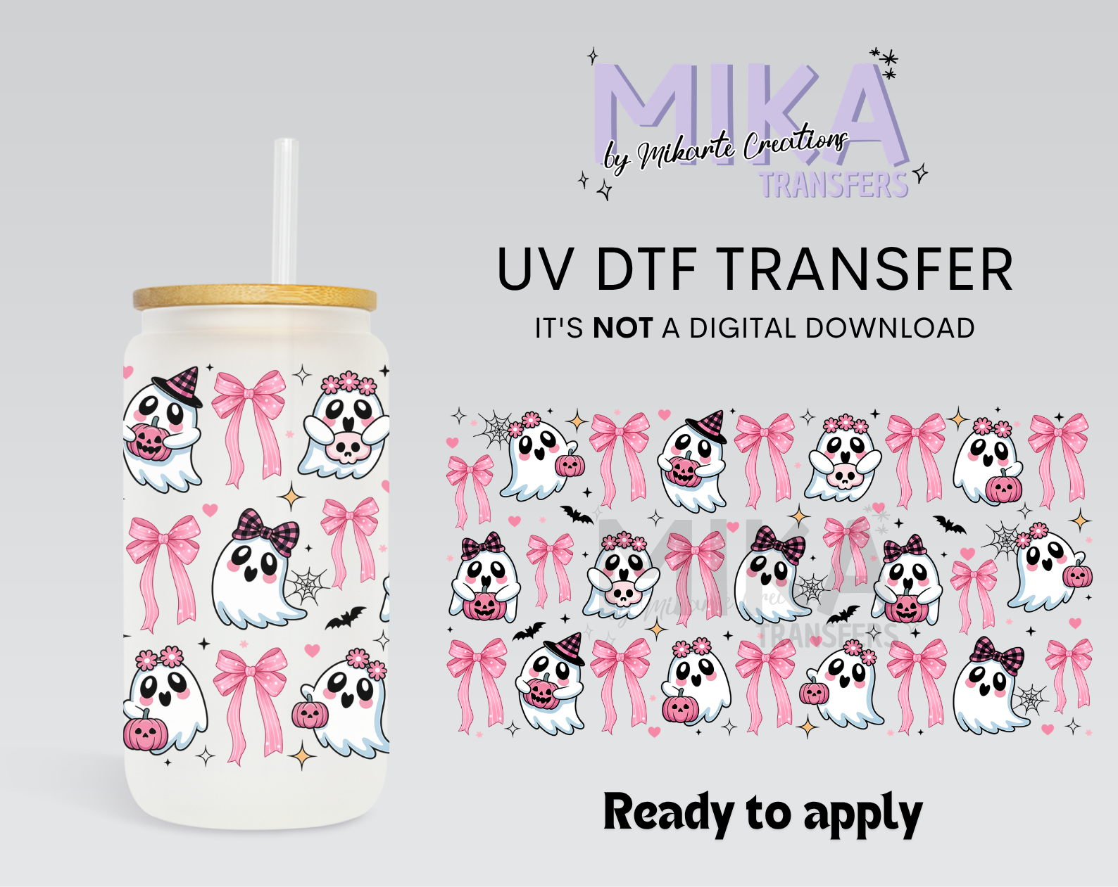 Pink Coquette Spooky | UV DTF