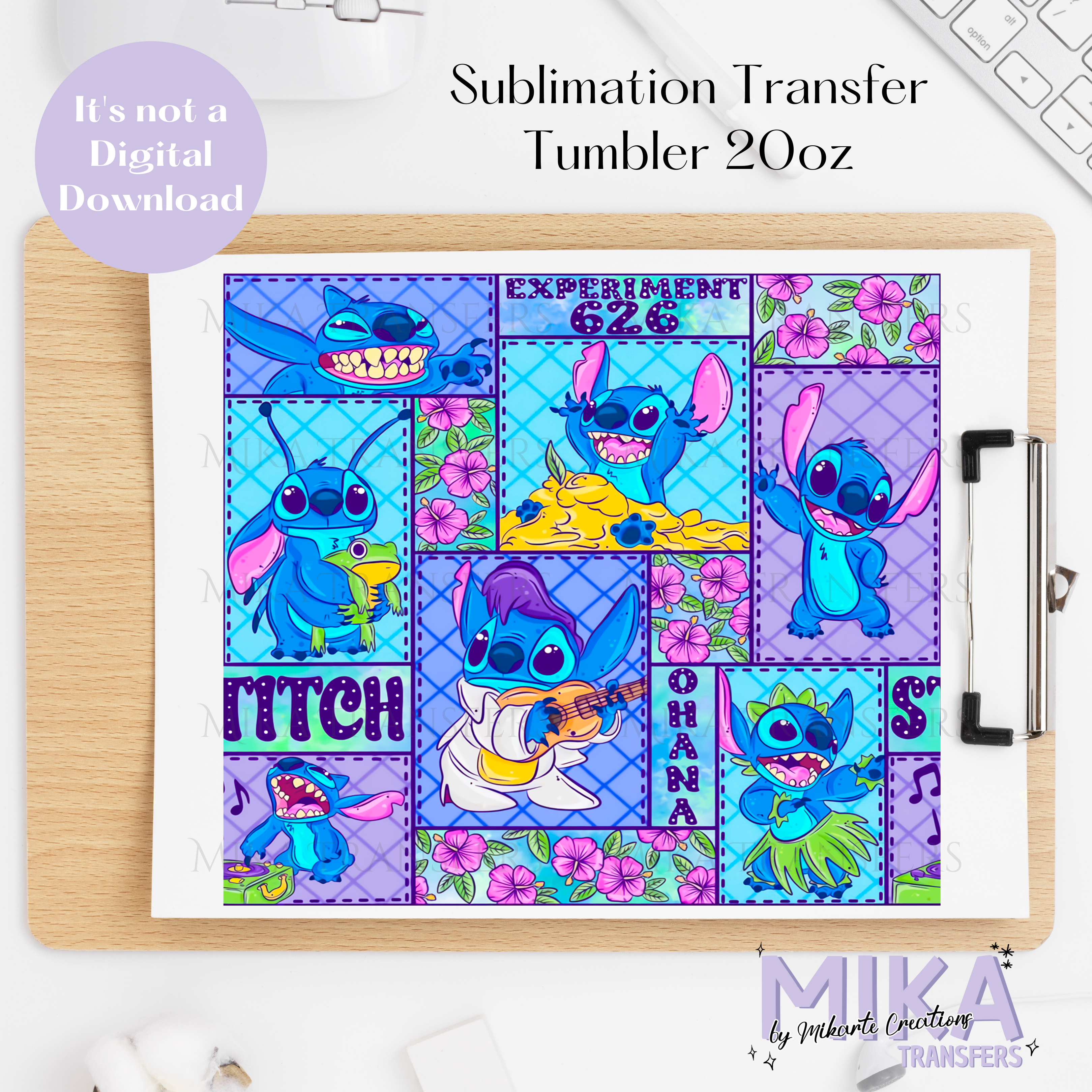 Experiment 626 - Tumbler Sublimation Transfer