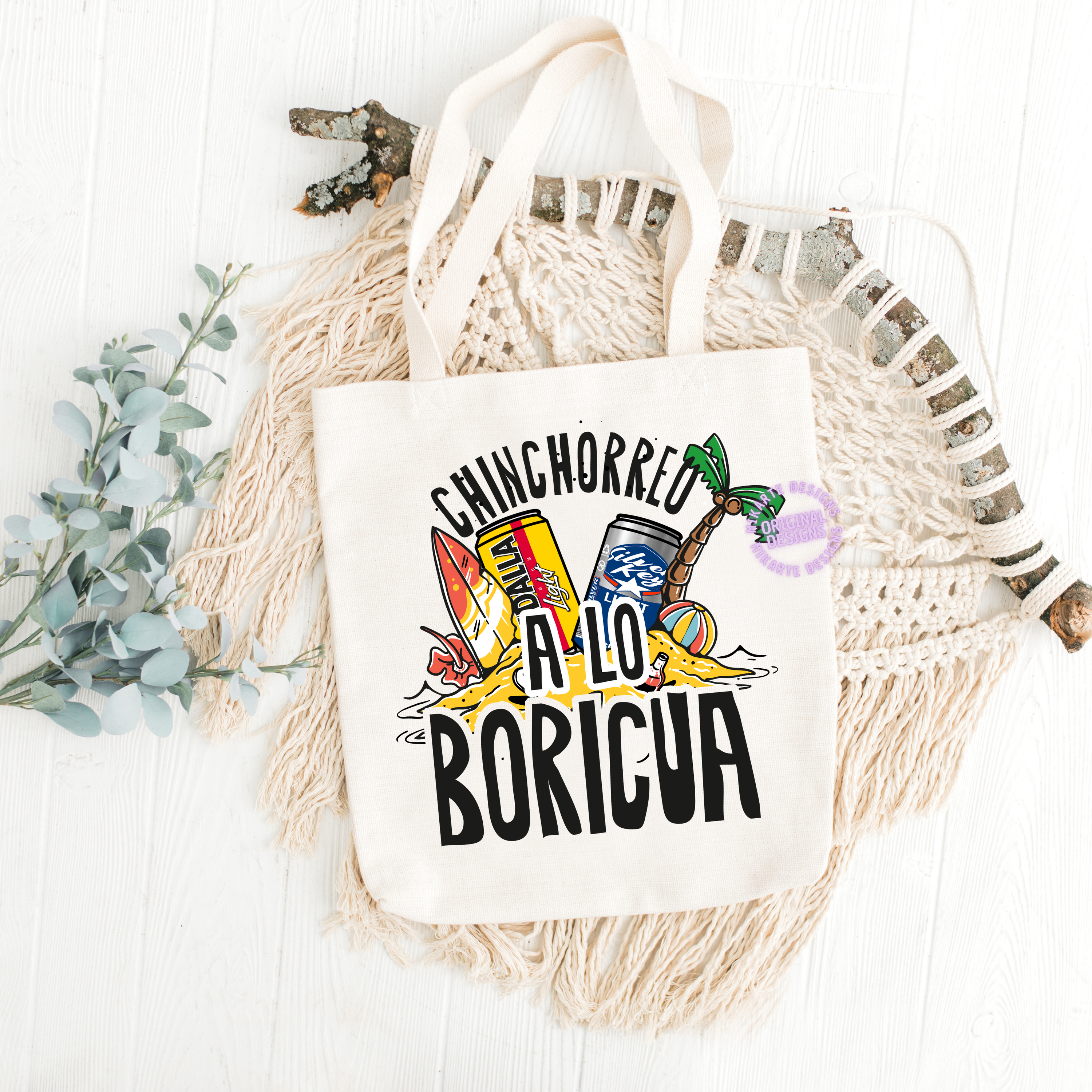 Chinchorreo a lo Boricua | Diseño digital PNG