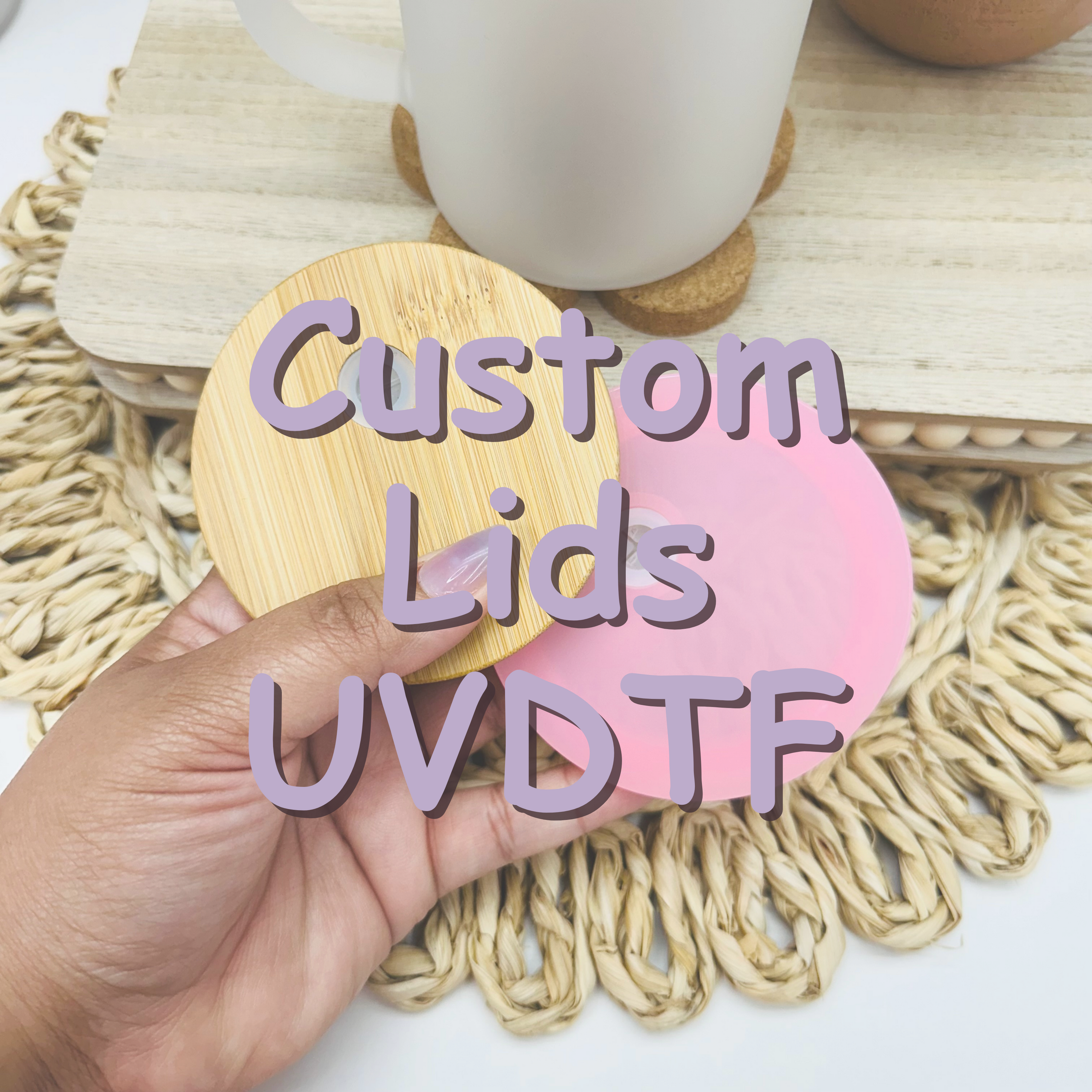 UV DTF Lid Decals