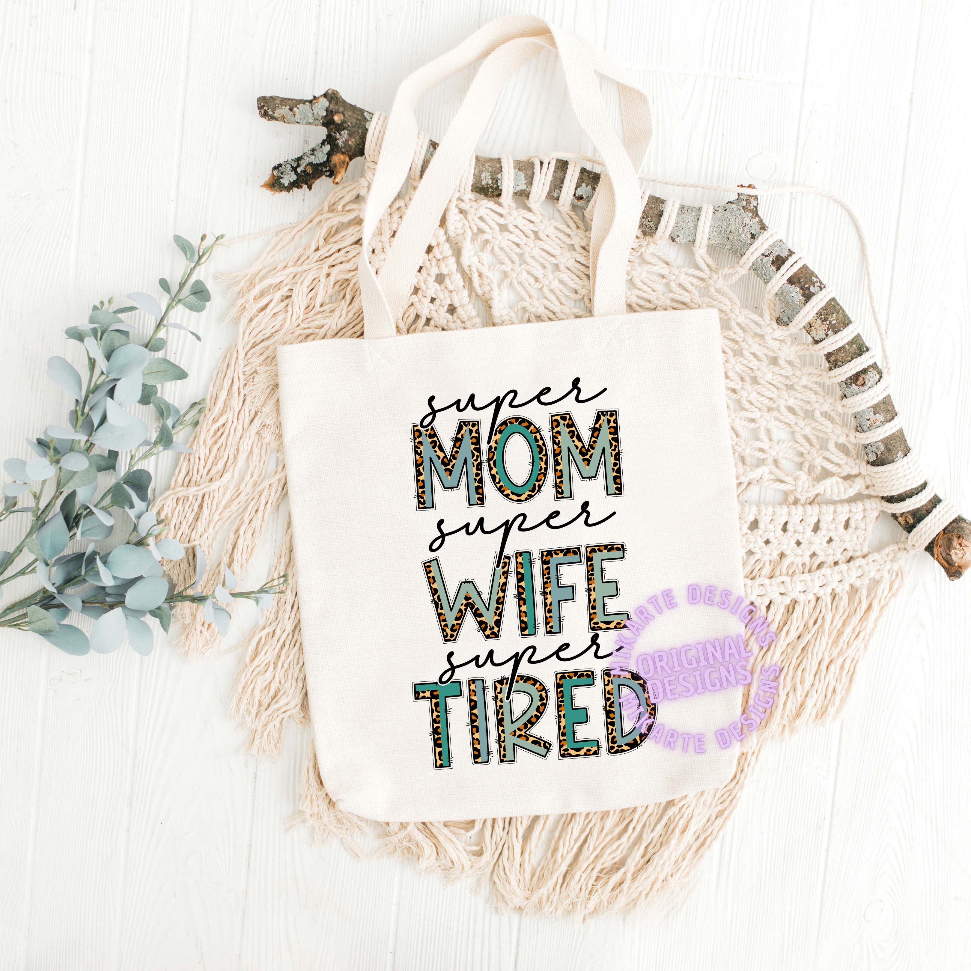 Super Mom | PNG Digital Design
