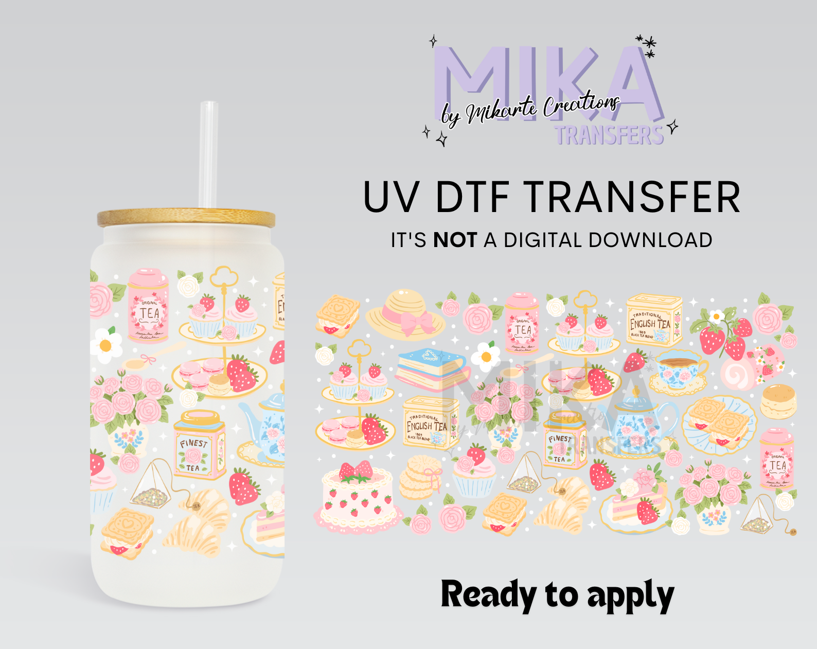 Afternoon Tea | UV DTF