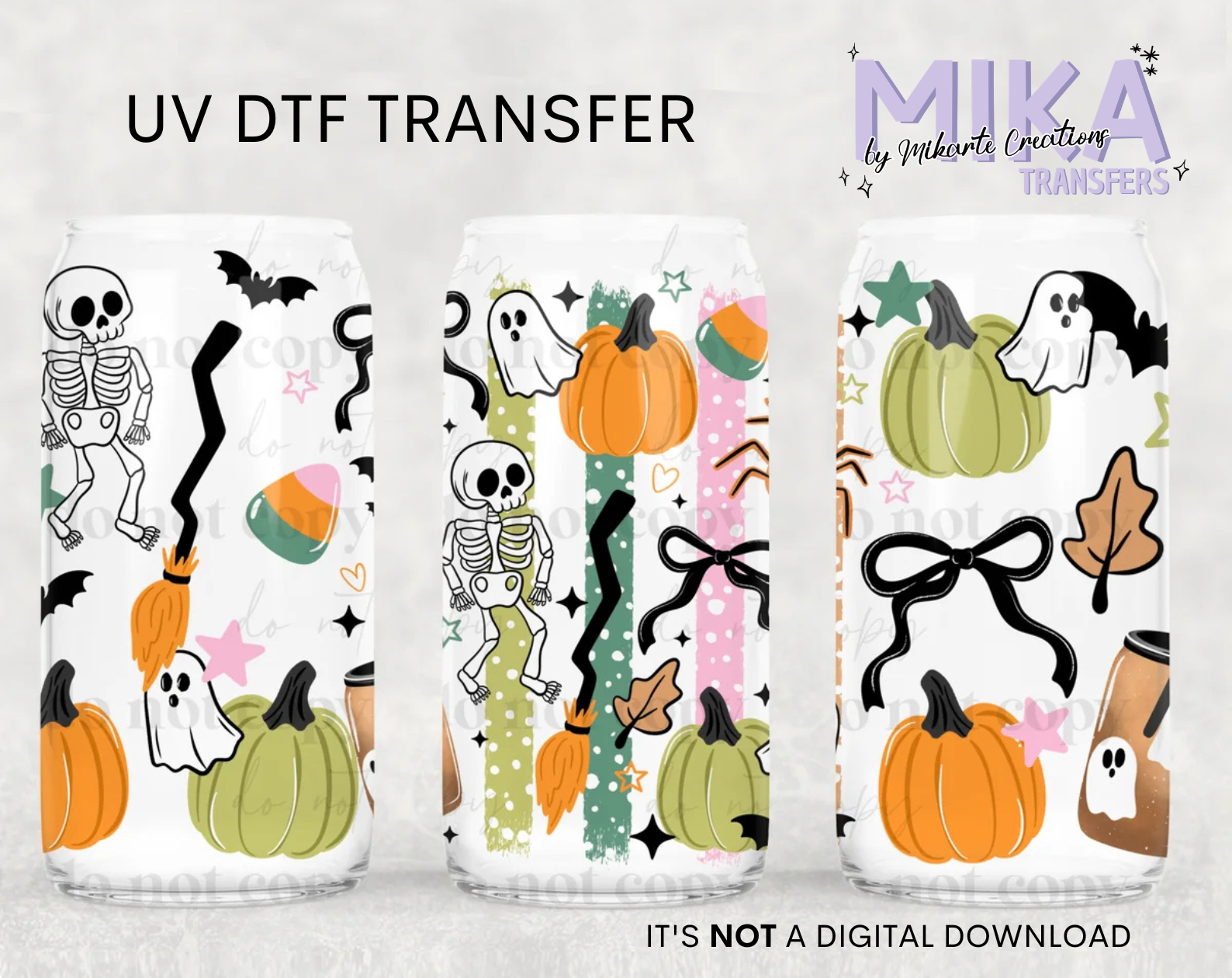 Halloween stripes | UV DTF