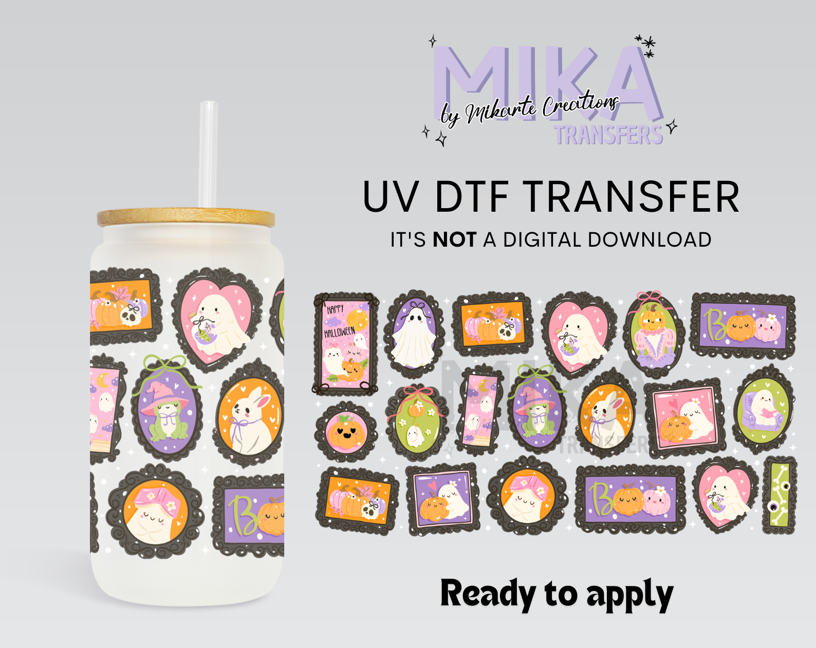 Cute Happy Halloween | UV DTF
