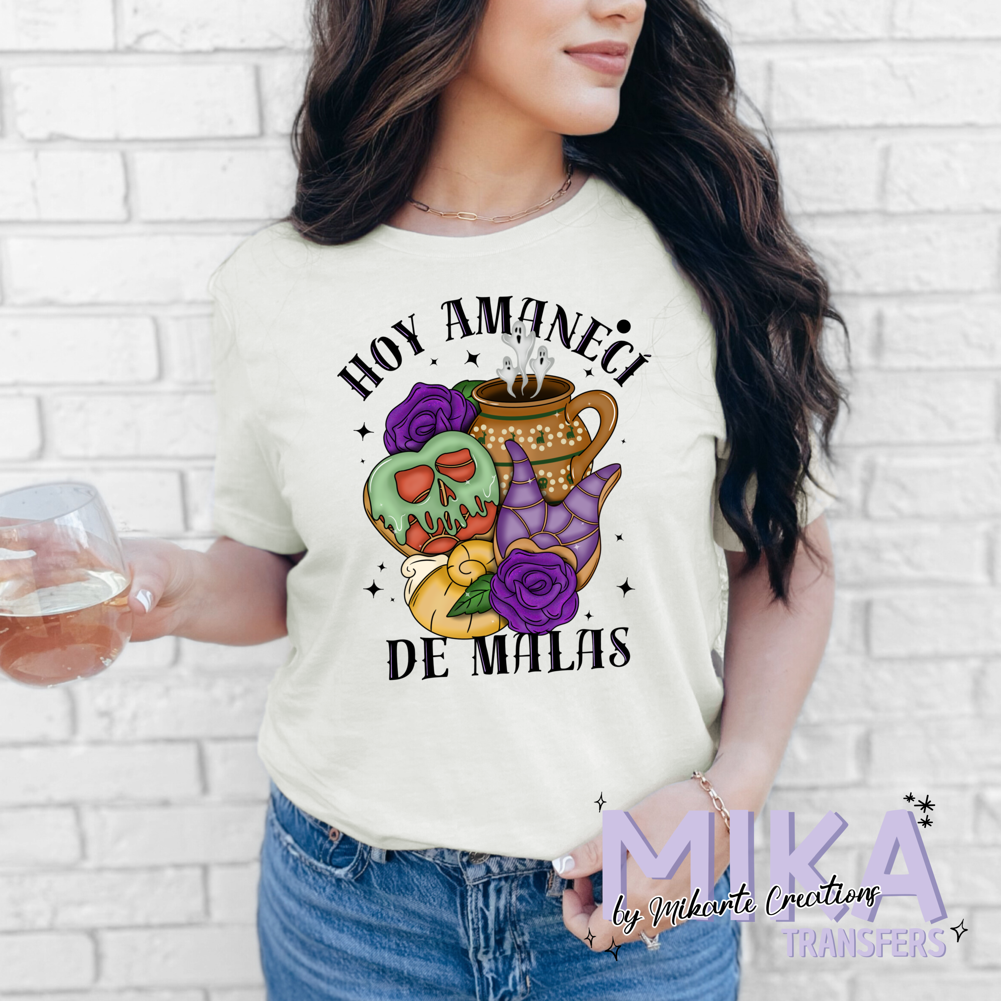 Hoy amanecí de malas | DTF Transfer