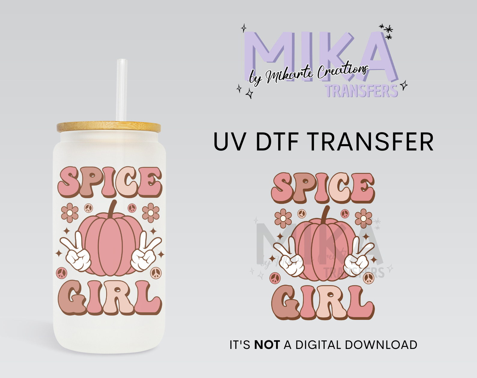 Spice Girl | UV DTF Decal