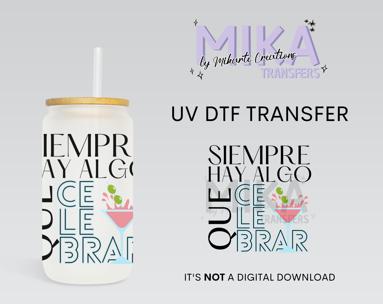 Celebrar | UV DTF Decal