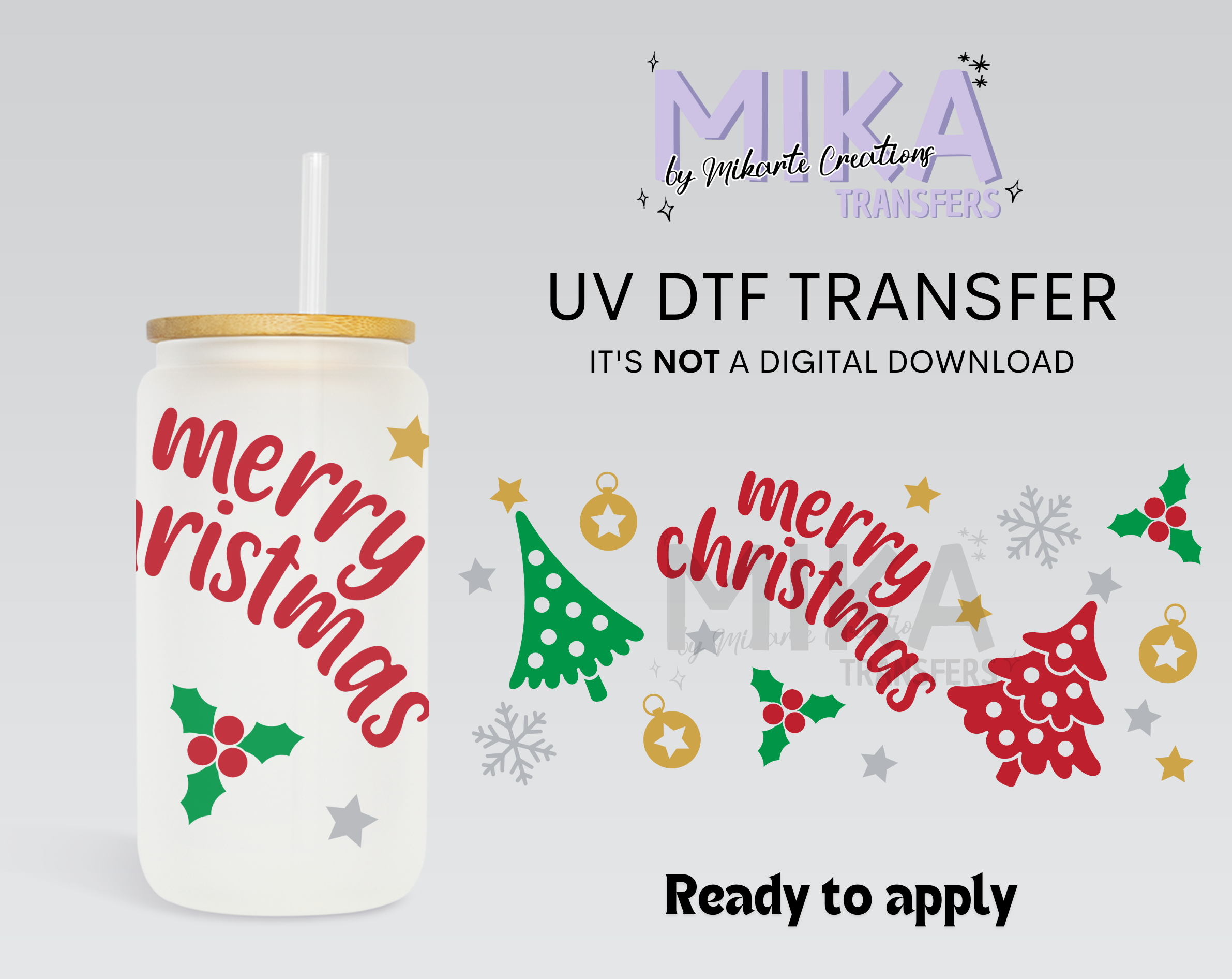 Merry Christmas | UV DTF