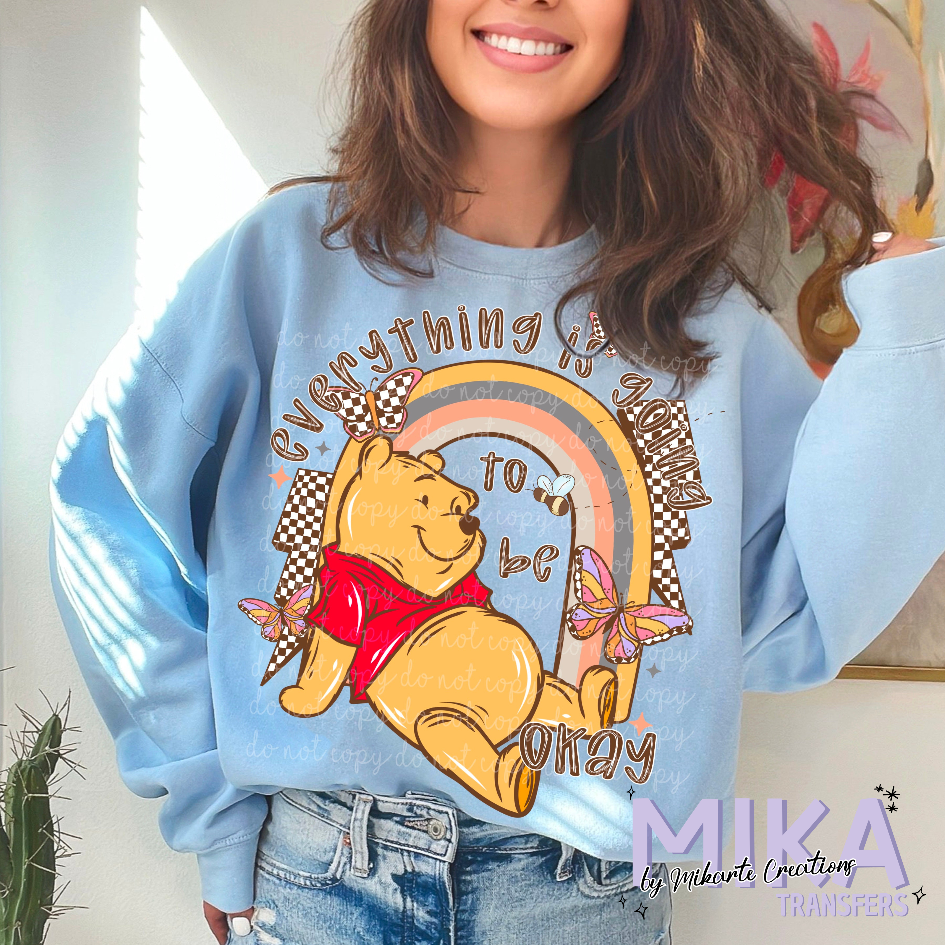 Everything will be okay bear | DTF Transfer