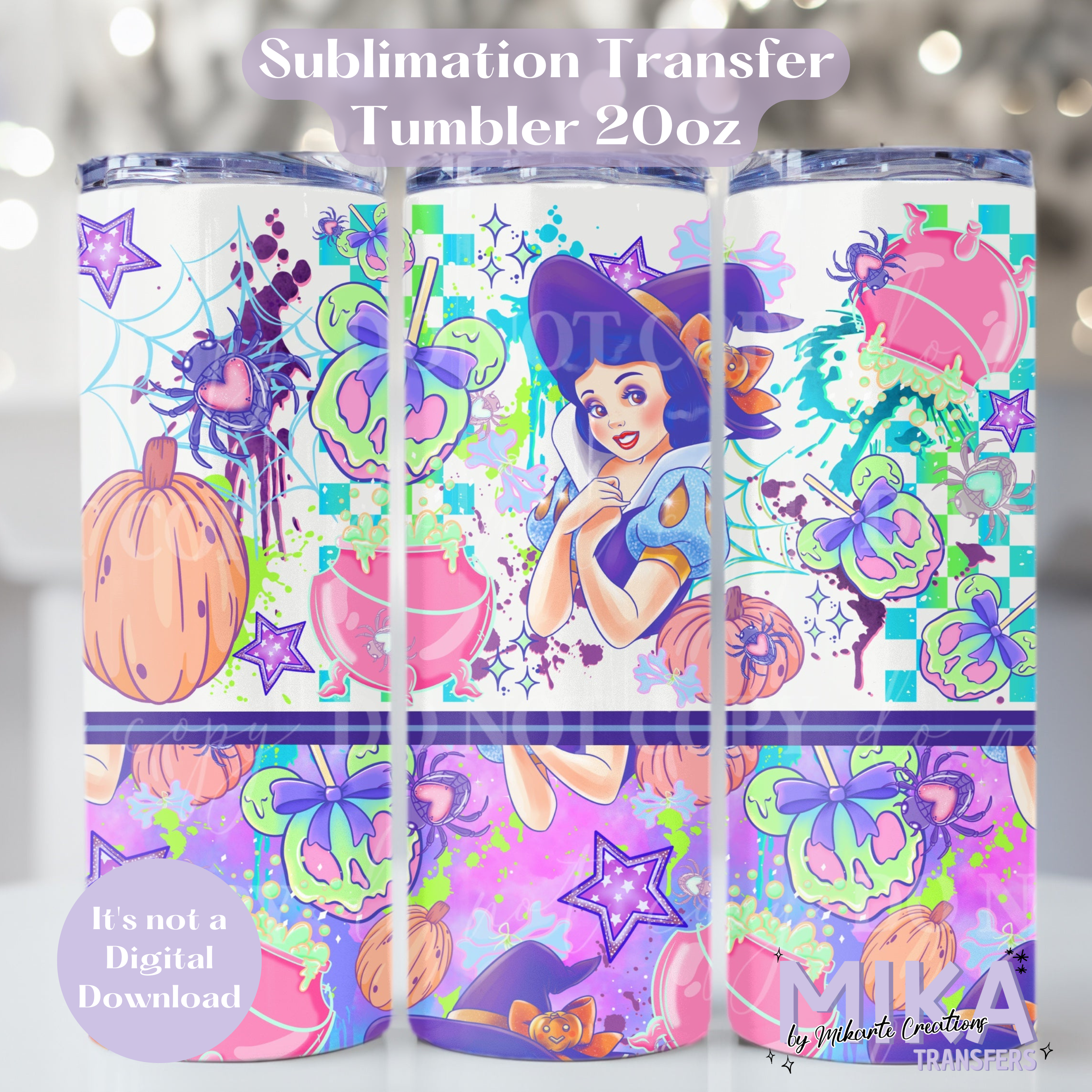 Spooky Snow | Tumbler Sublimation Transfer