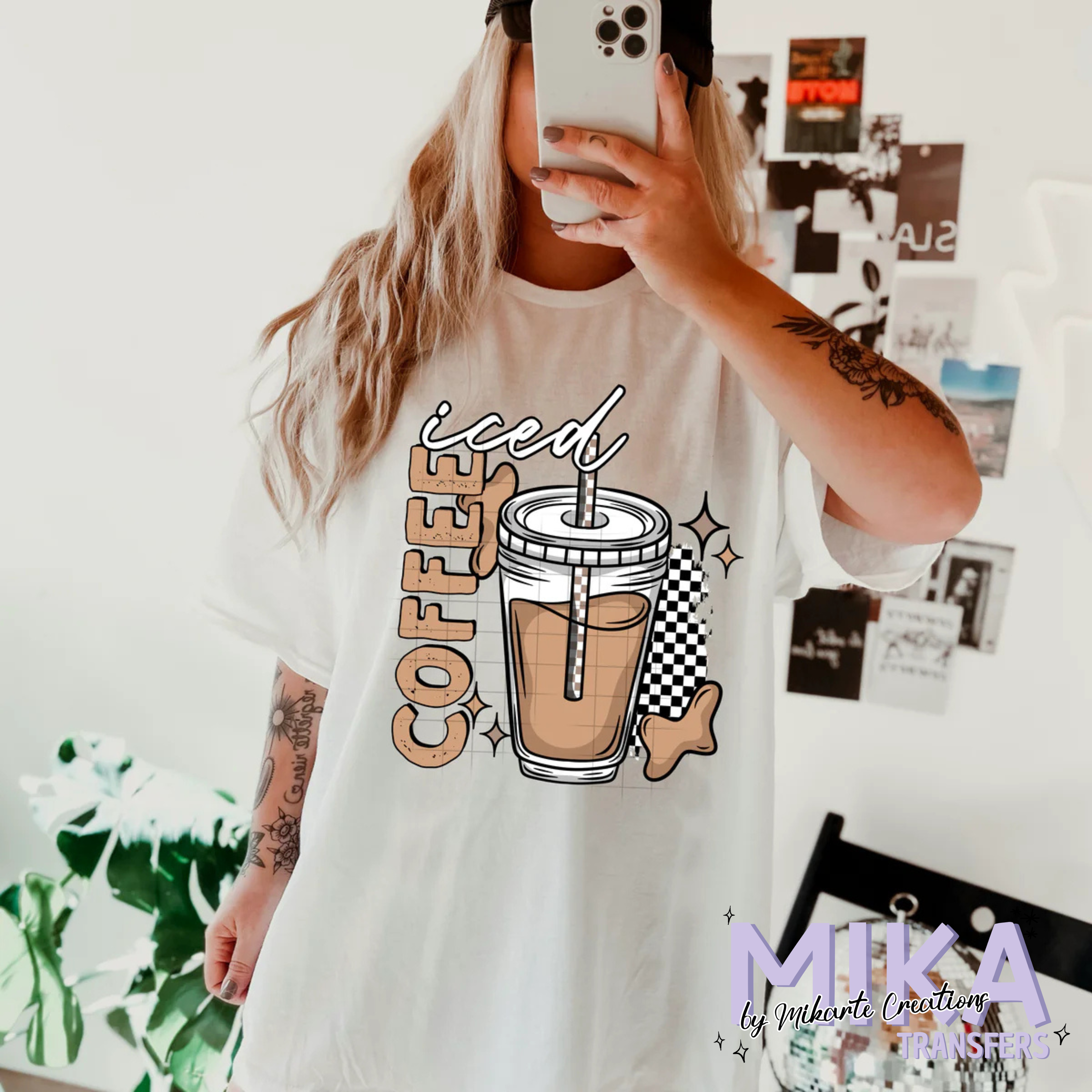 Iced Coffee | DTF Transfer