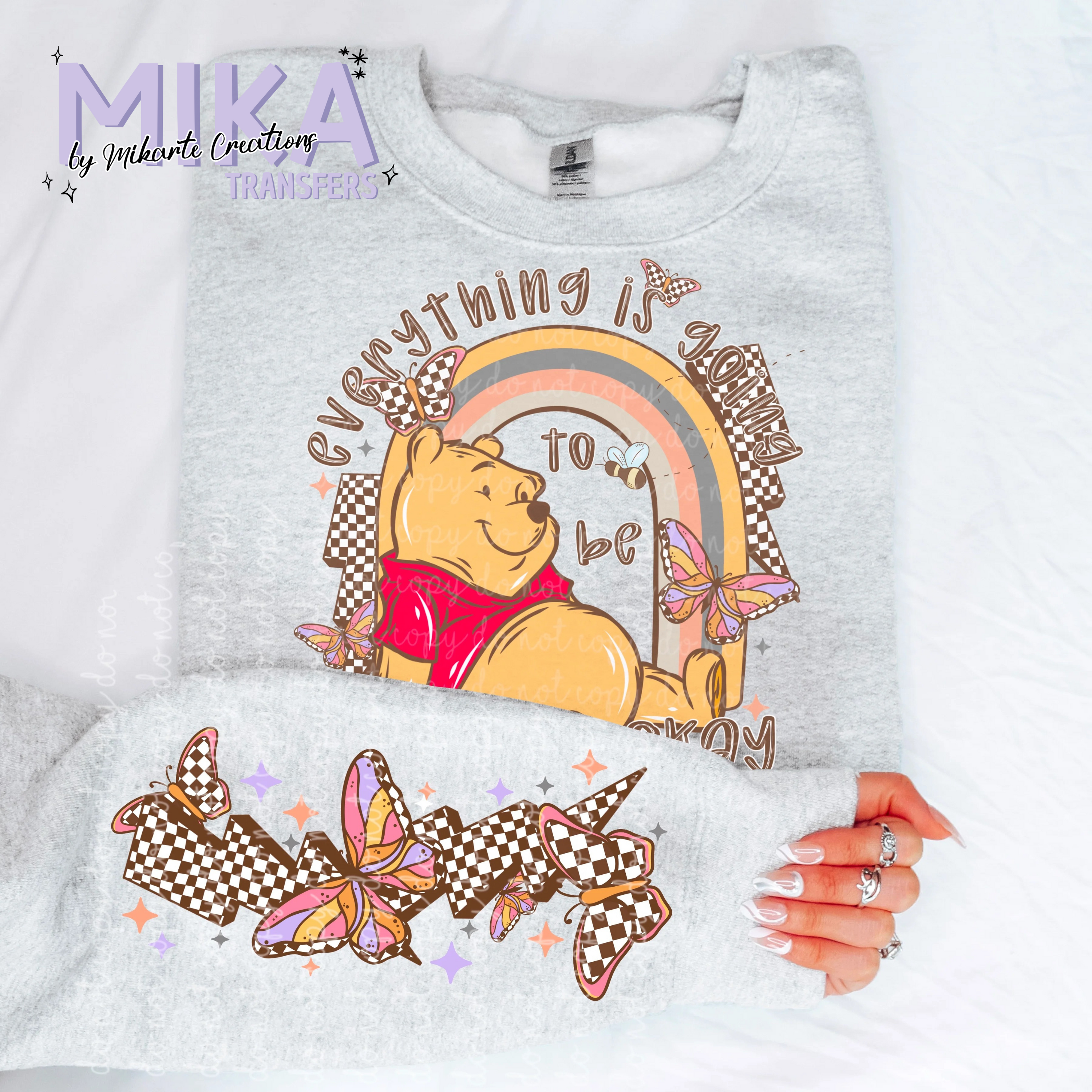 Everything will be okay bear | DTF Transfer