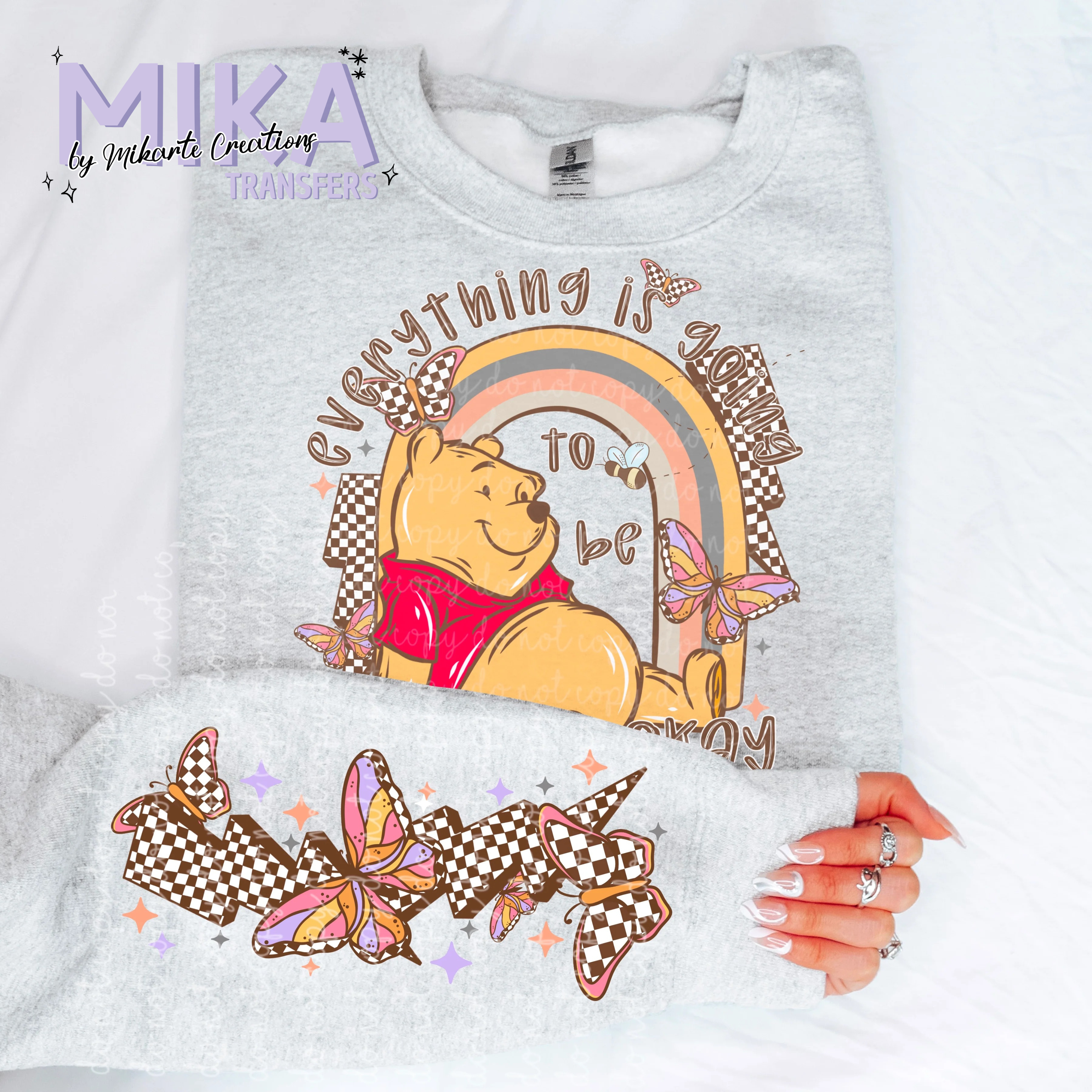 Everything will be okay bear | DTF Transfer