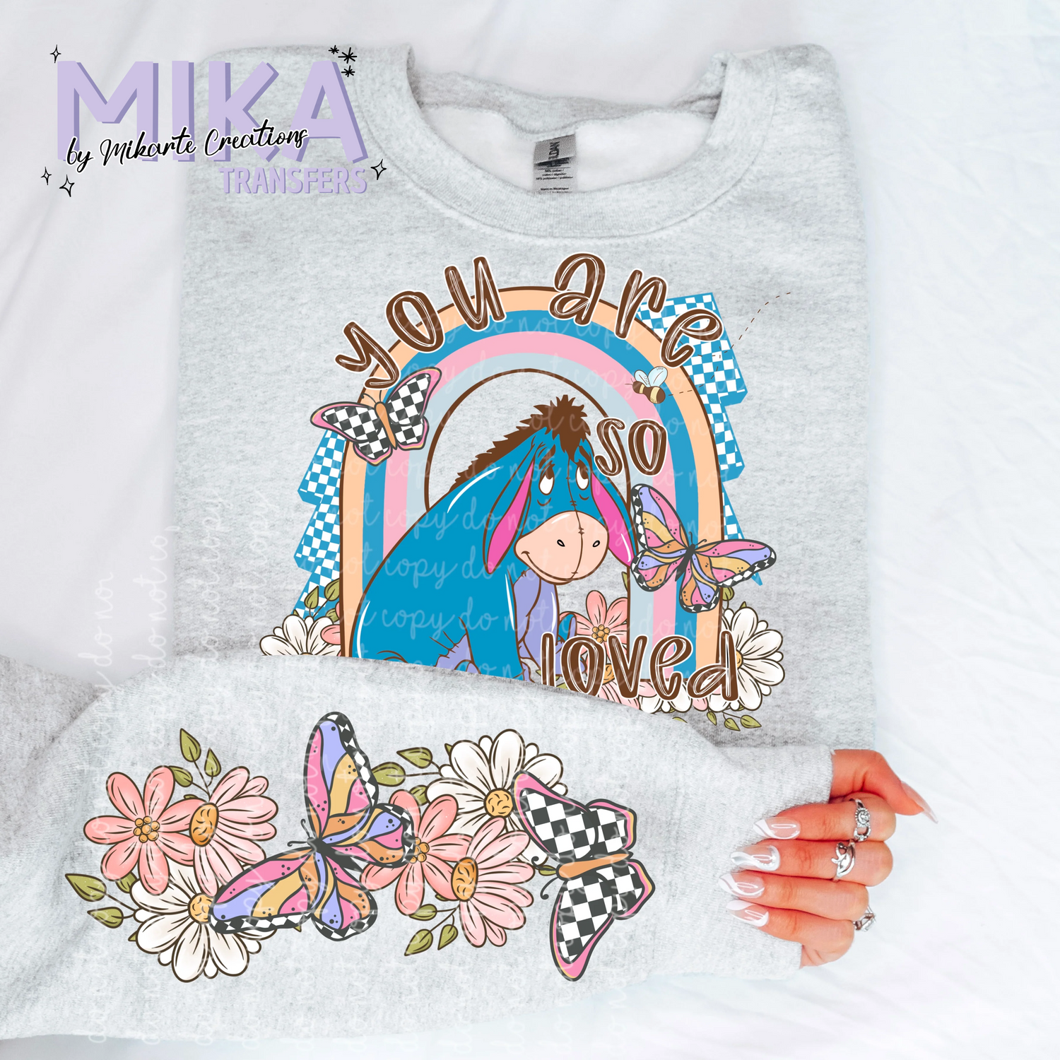 You are so loved donkey | DTF Transfer