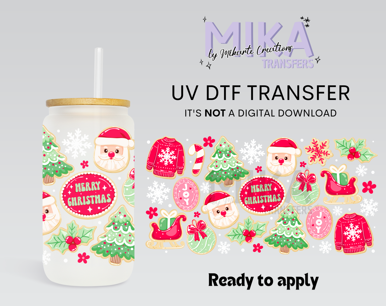 Christmas Cookie Delight | UV DTF