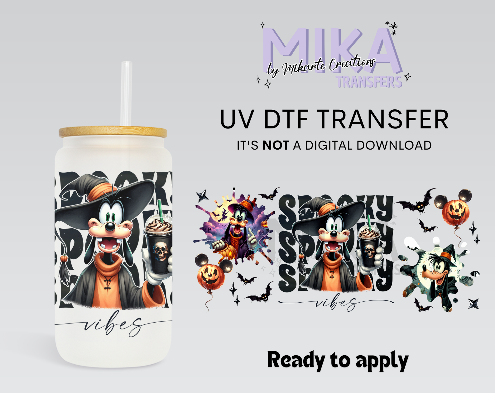 Goofy Spooky | UV DTF
