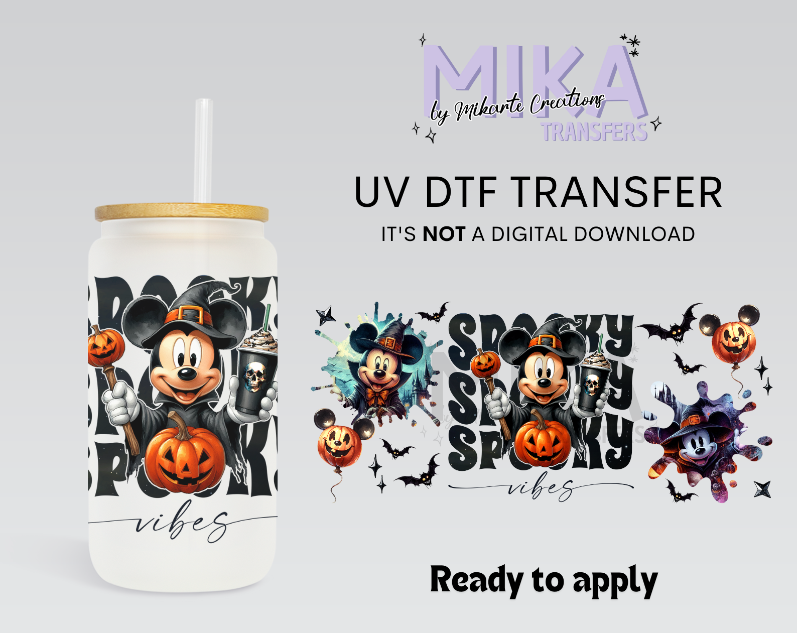 Mouse Spooky | UV DTF
