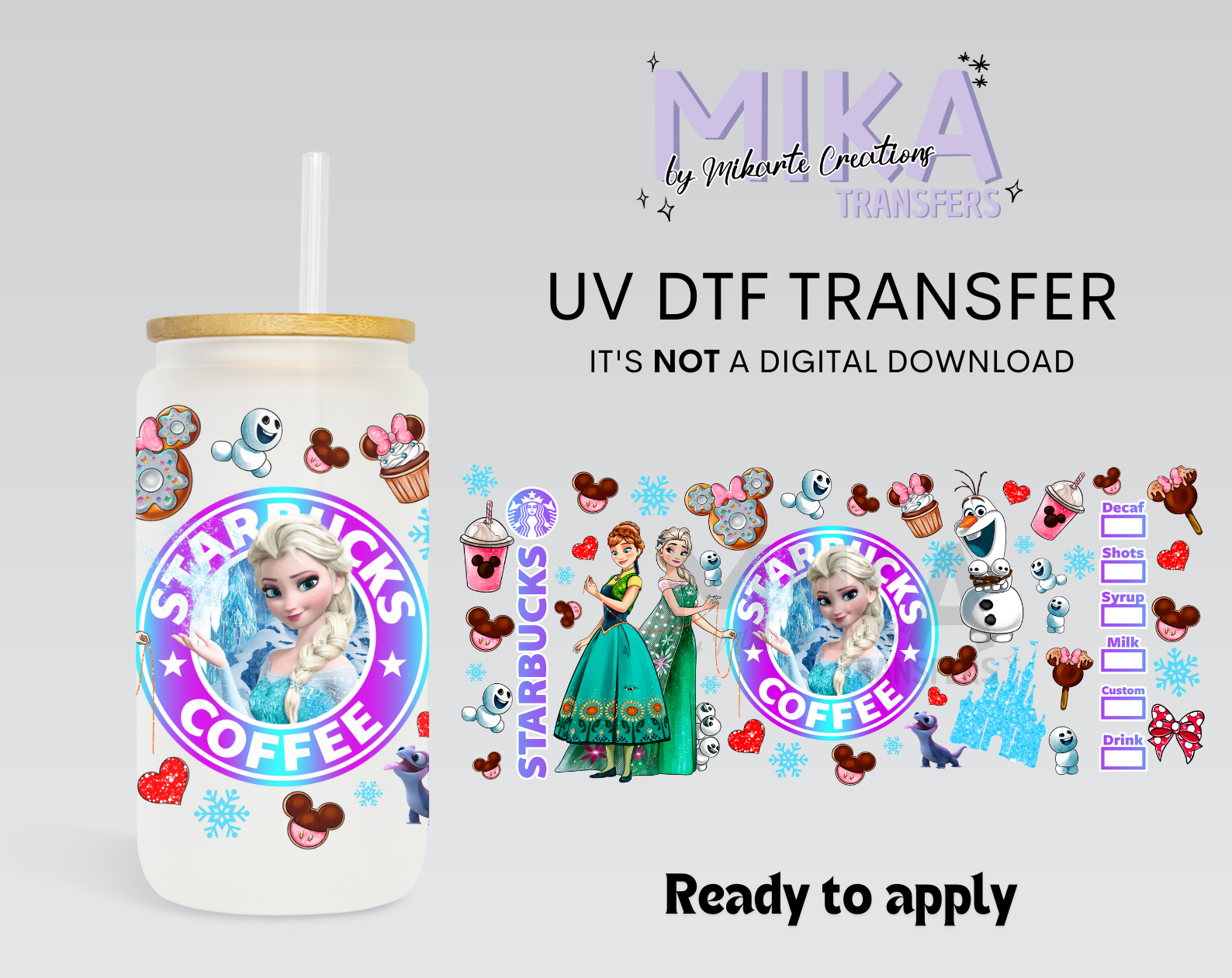 Coffee Princess | UV DTF