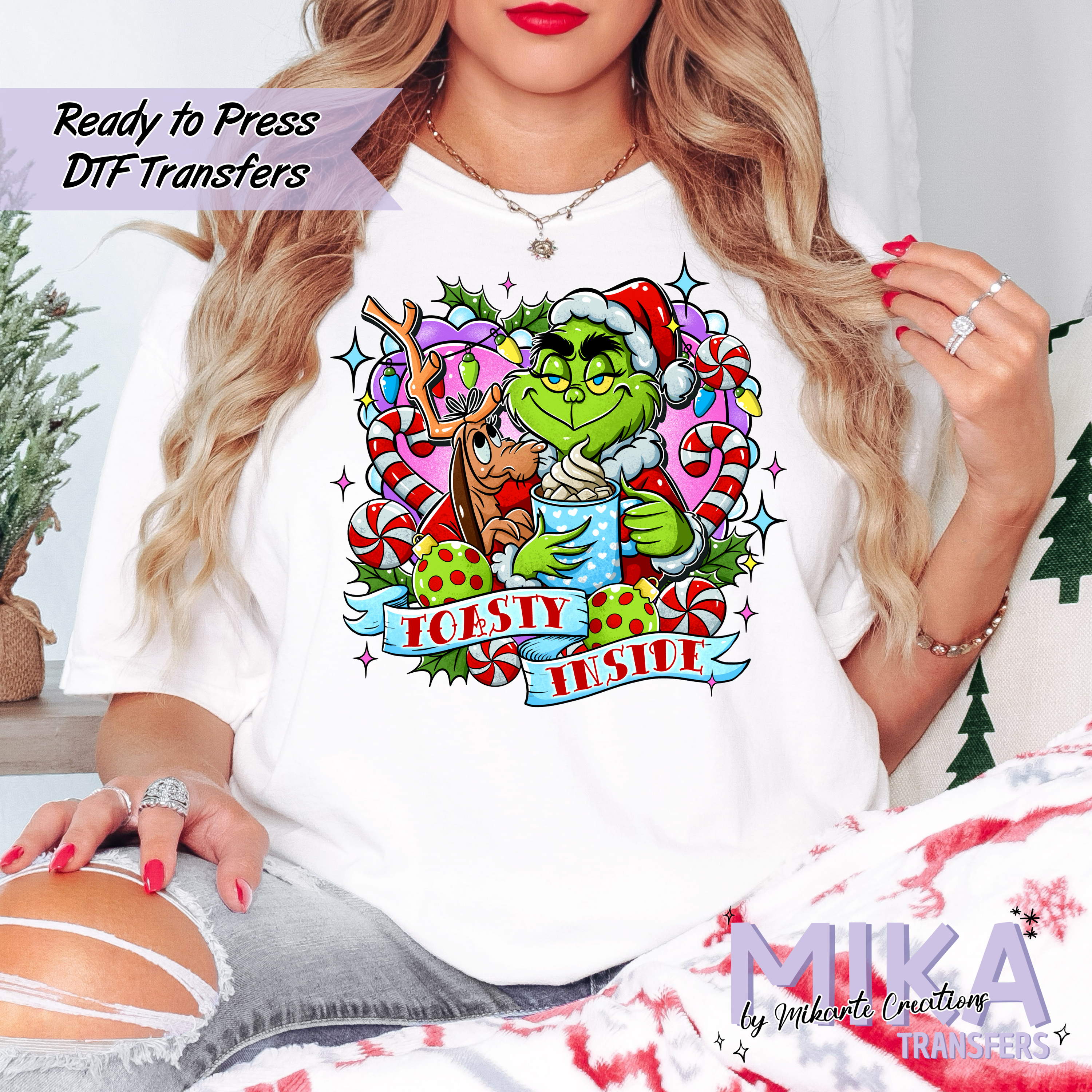 Toasty Grinch | DTF transfers