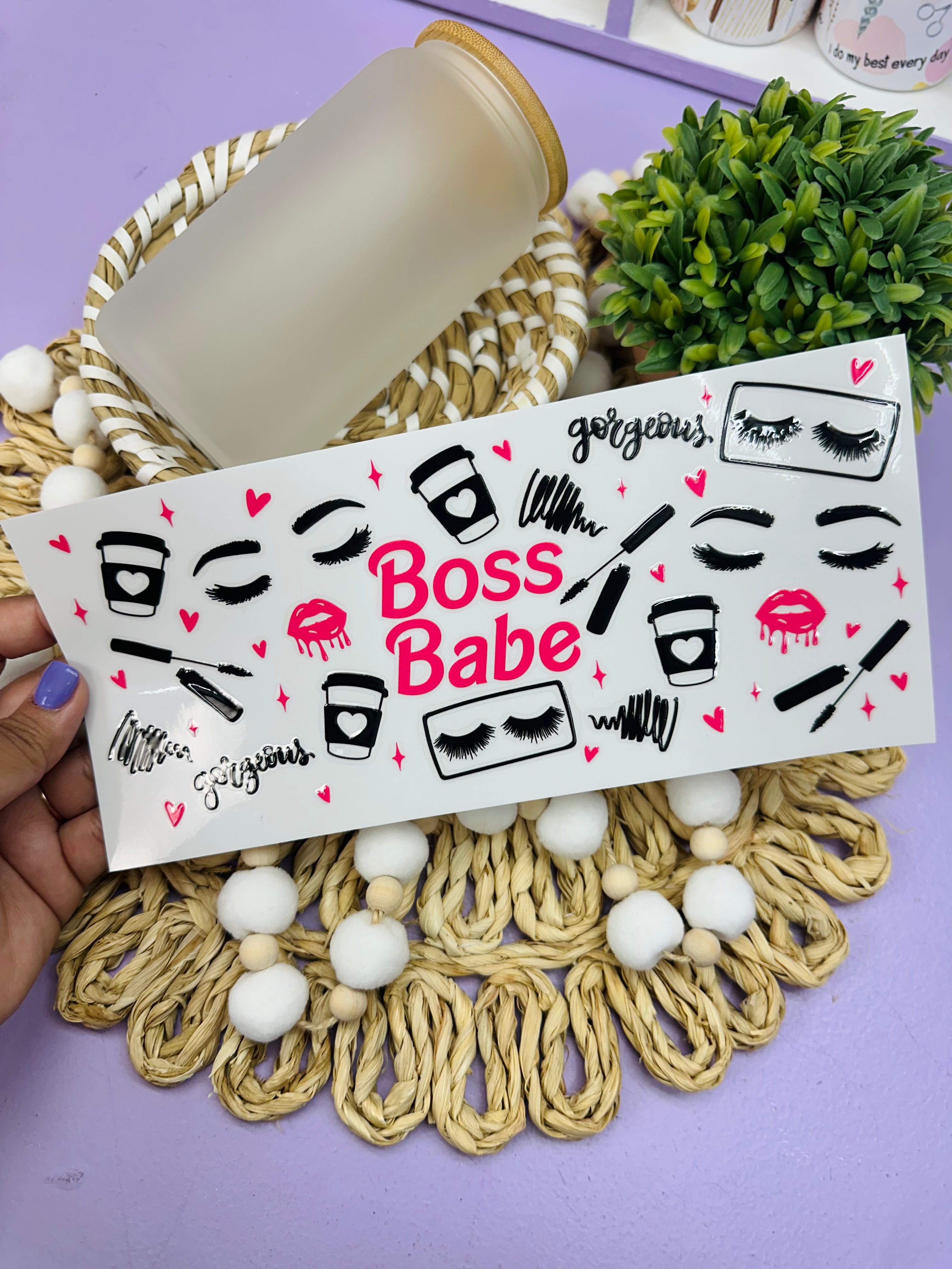 Boss Babe UV DTF Wrap