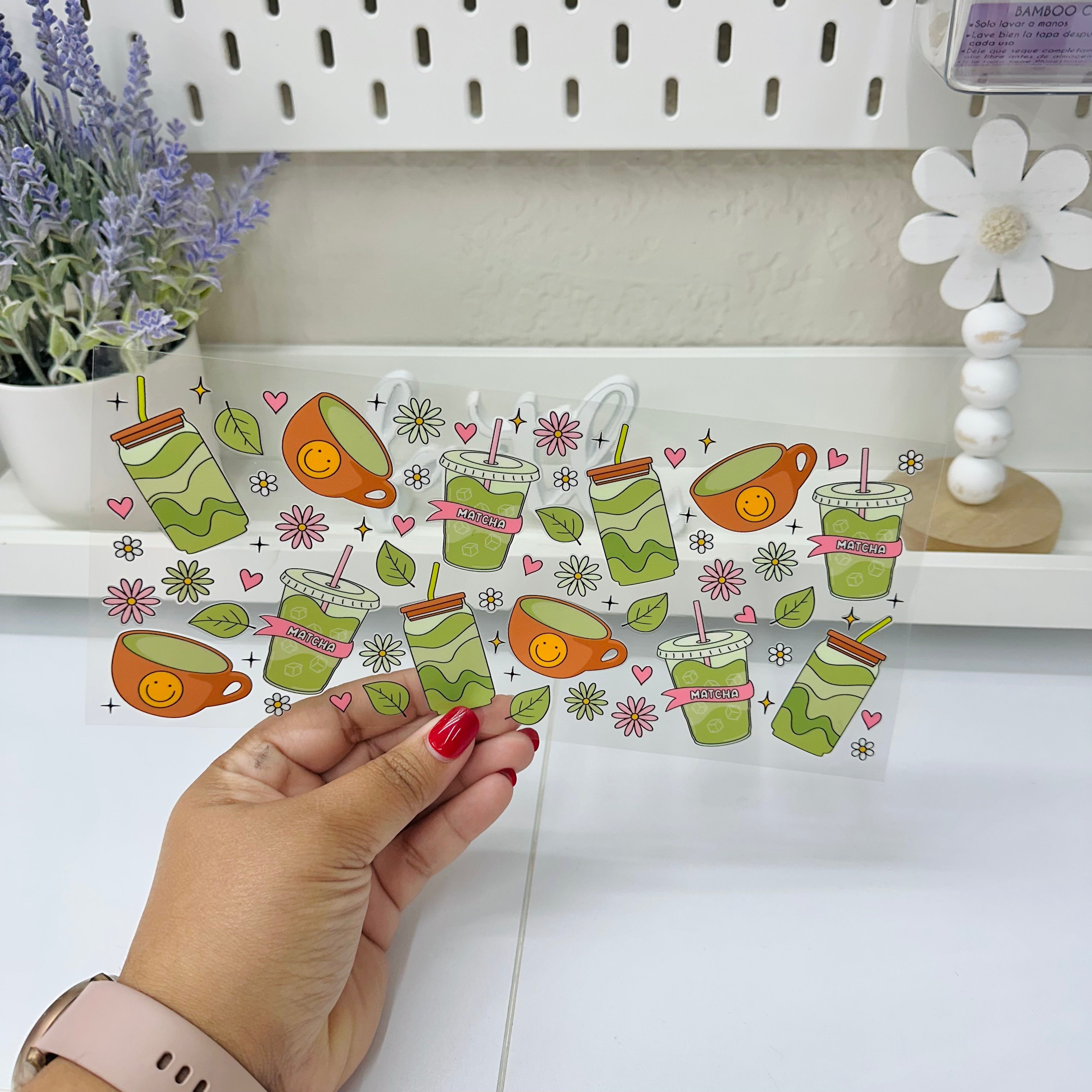 Matcha Cup | UV DTF Wrap