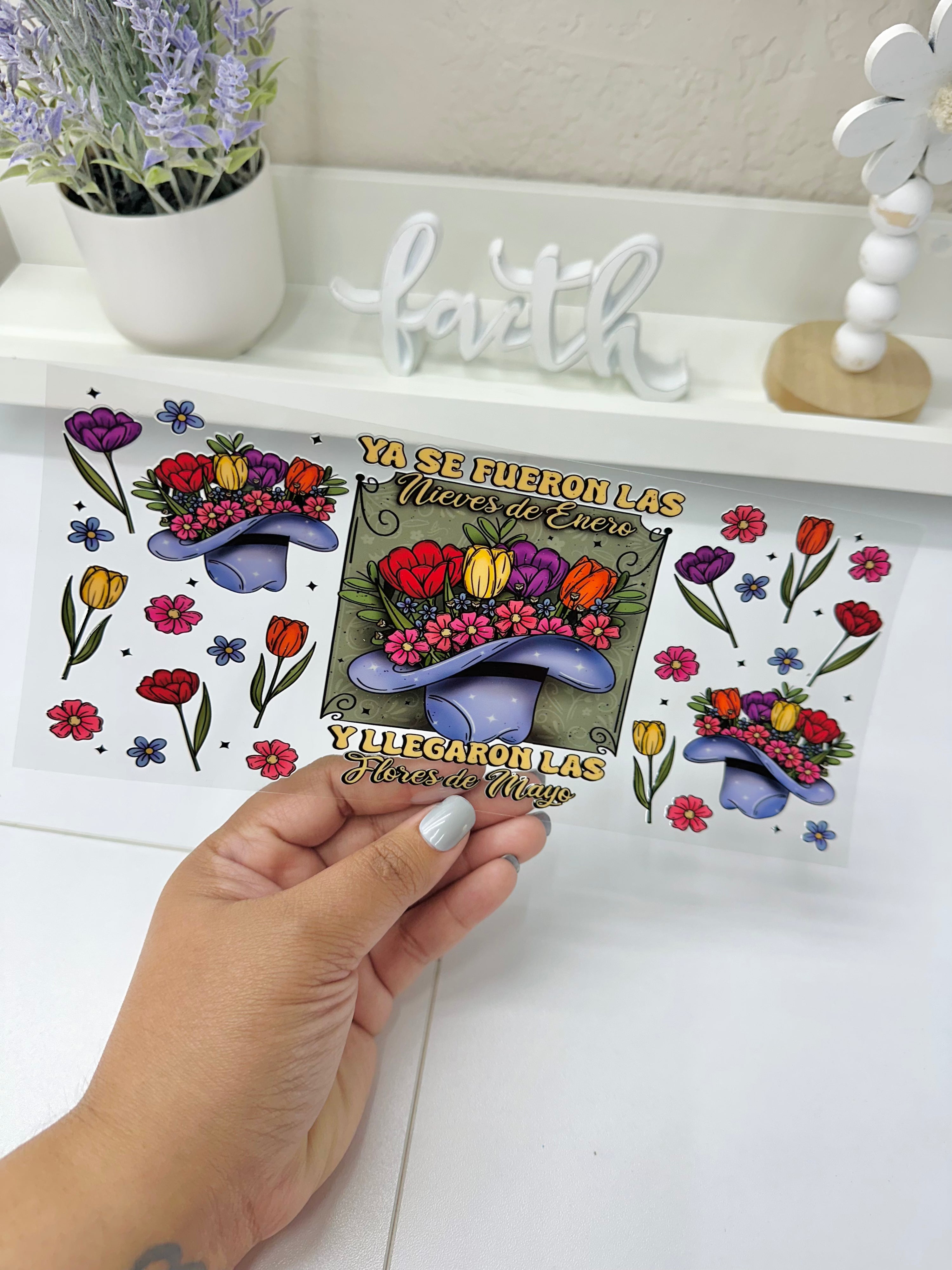 Flores de Mayo | UV DTF