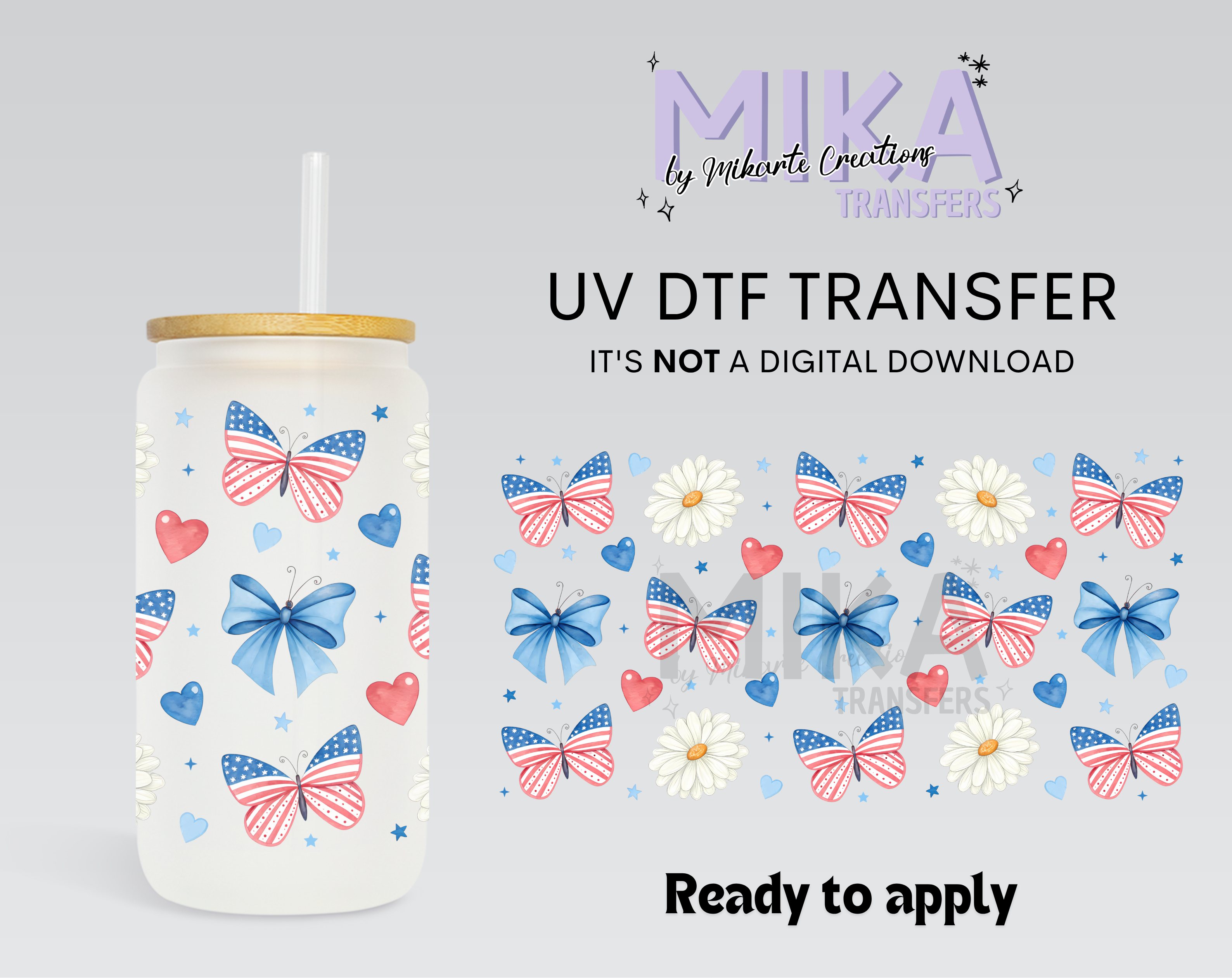 4th Butterfly Coquette | UV DTF