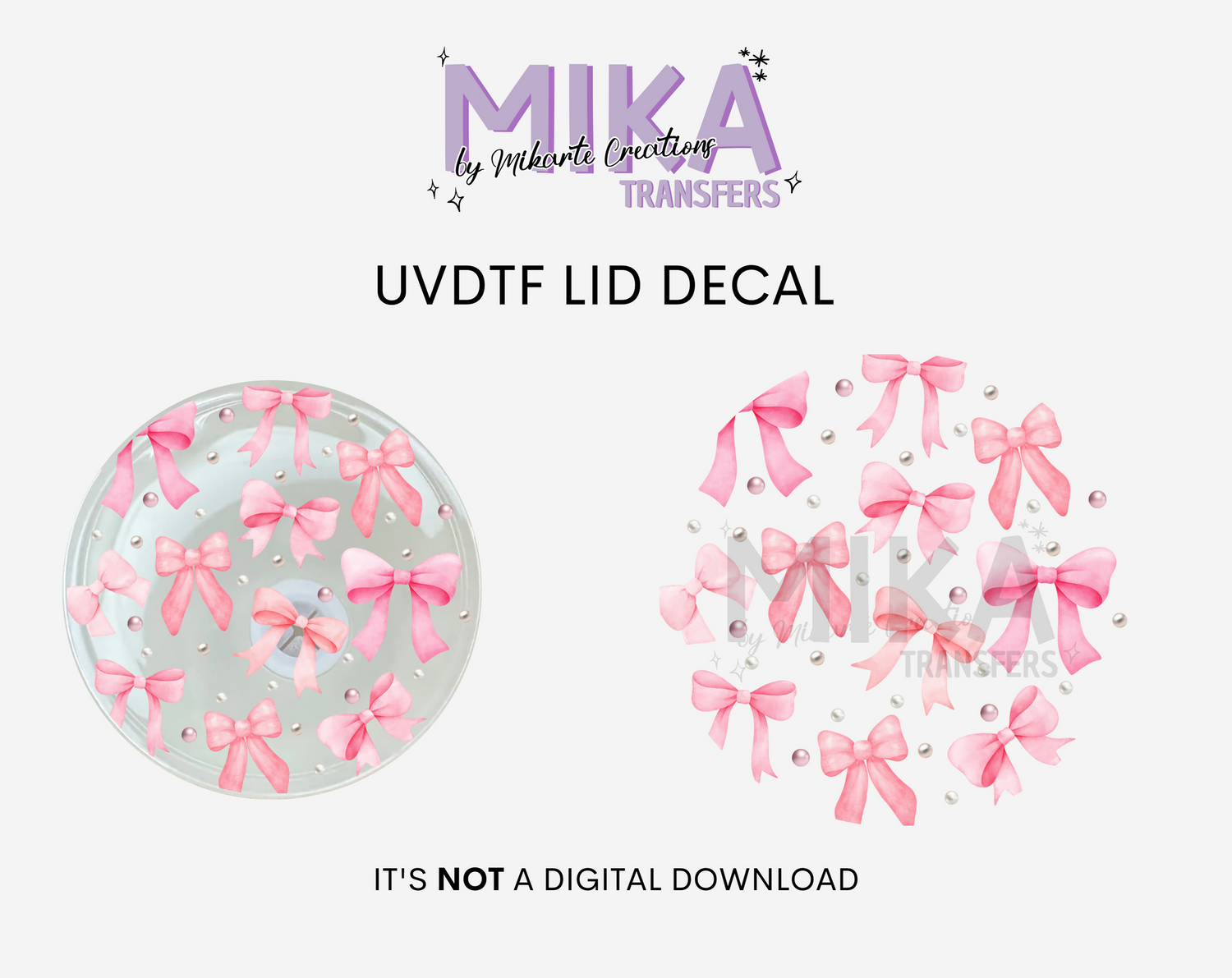 Coquette | UVDTF Lid Decal