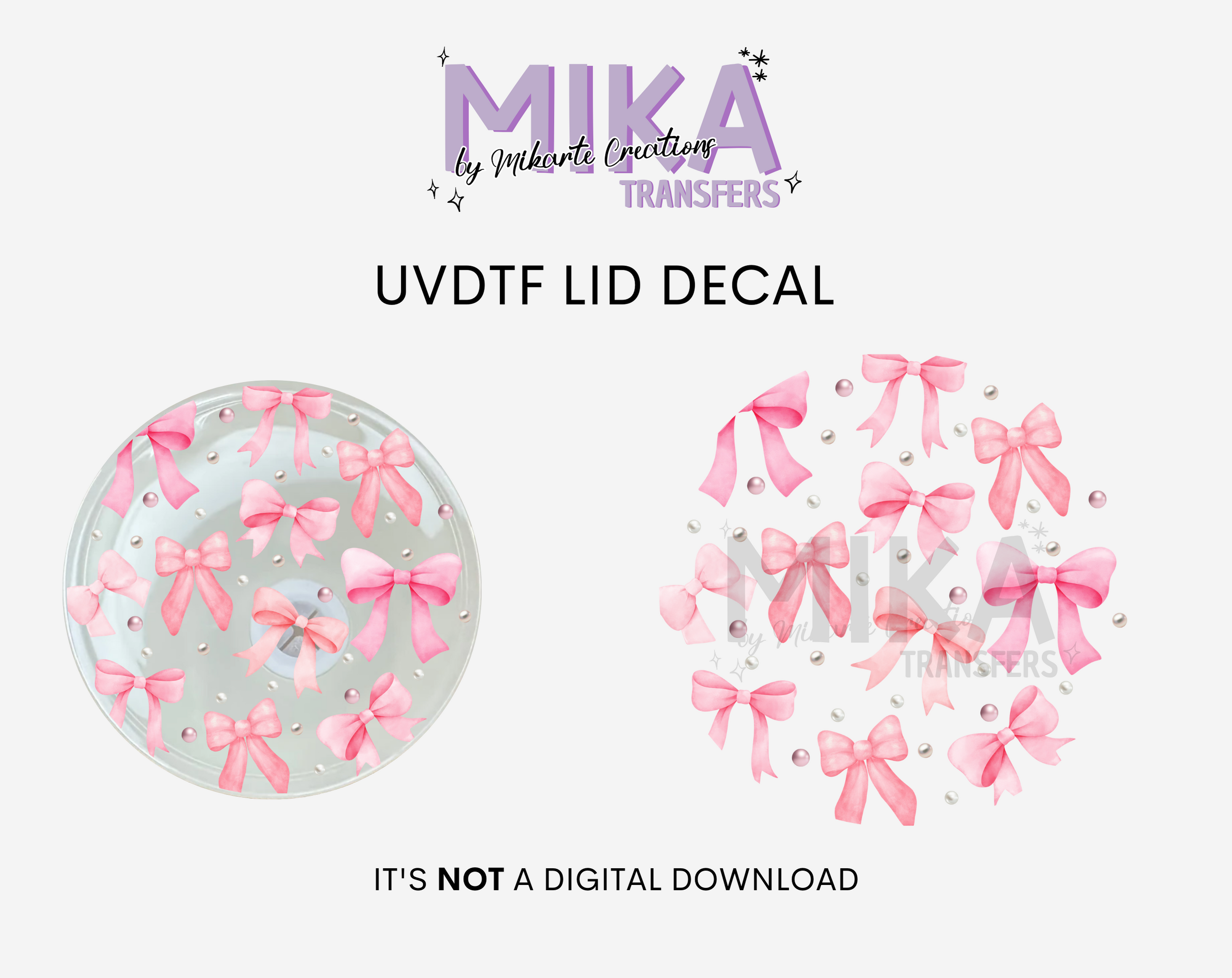 Coquette | UVDTF Lid Decal