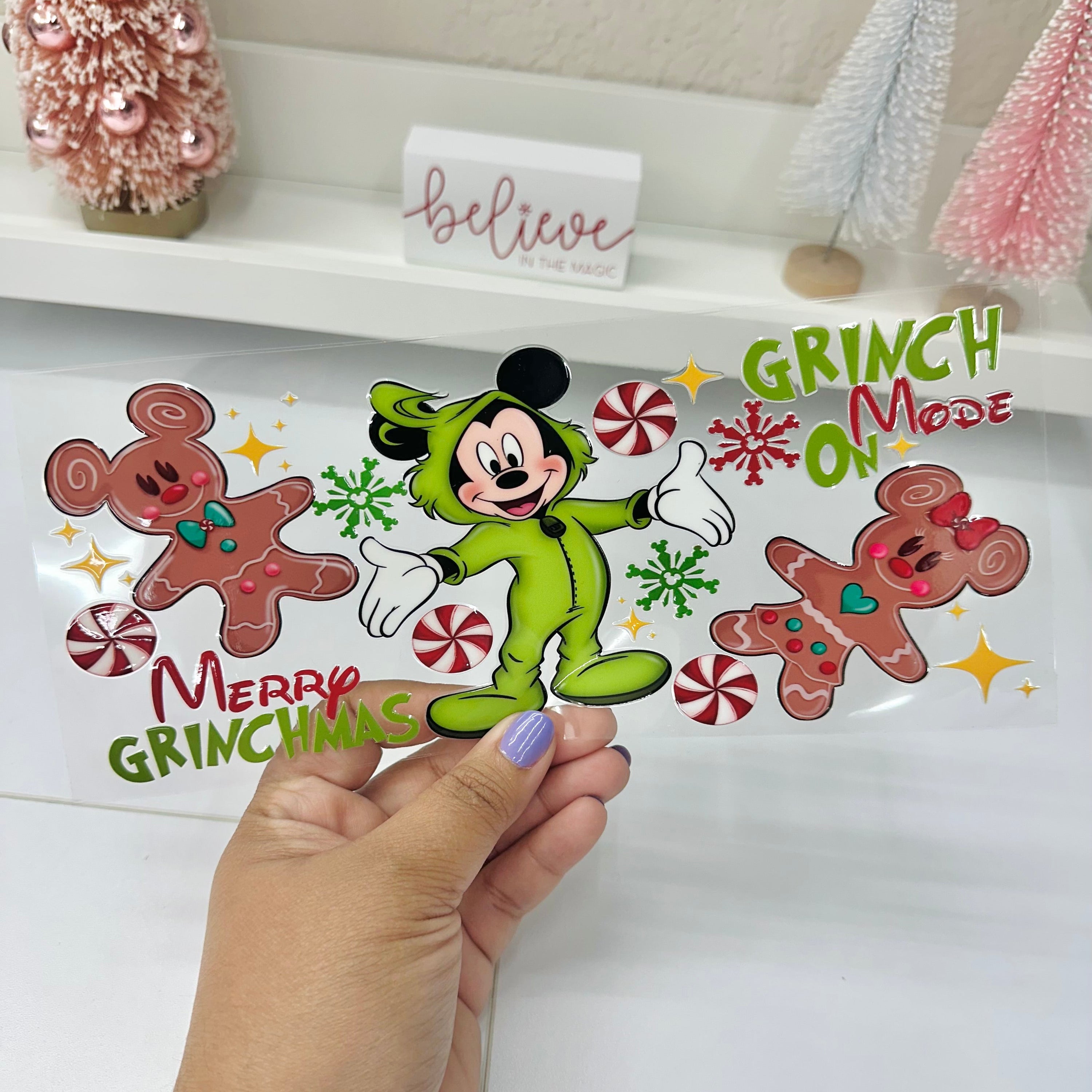 Merry Grinchmas Mouse | UV DTF