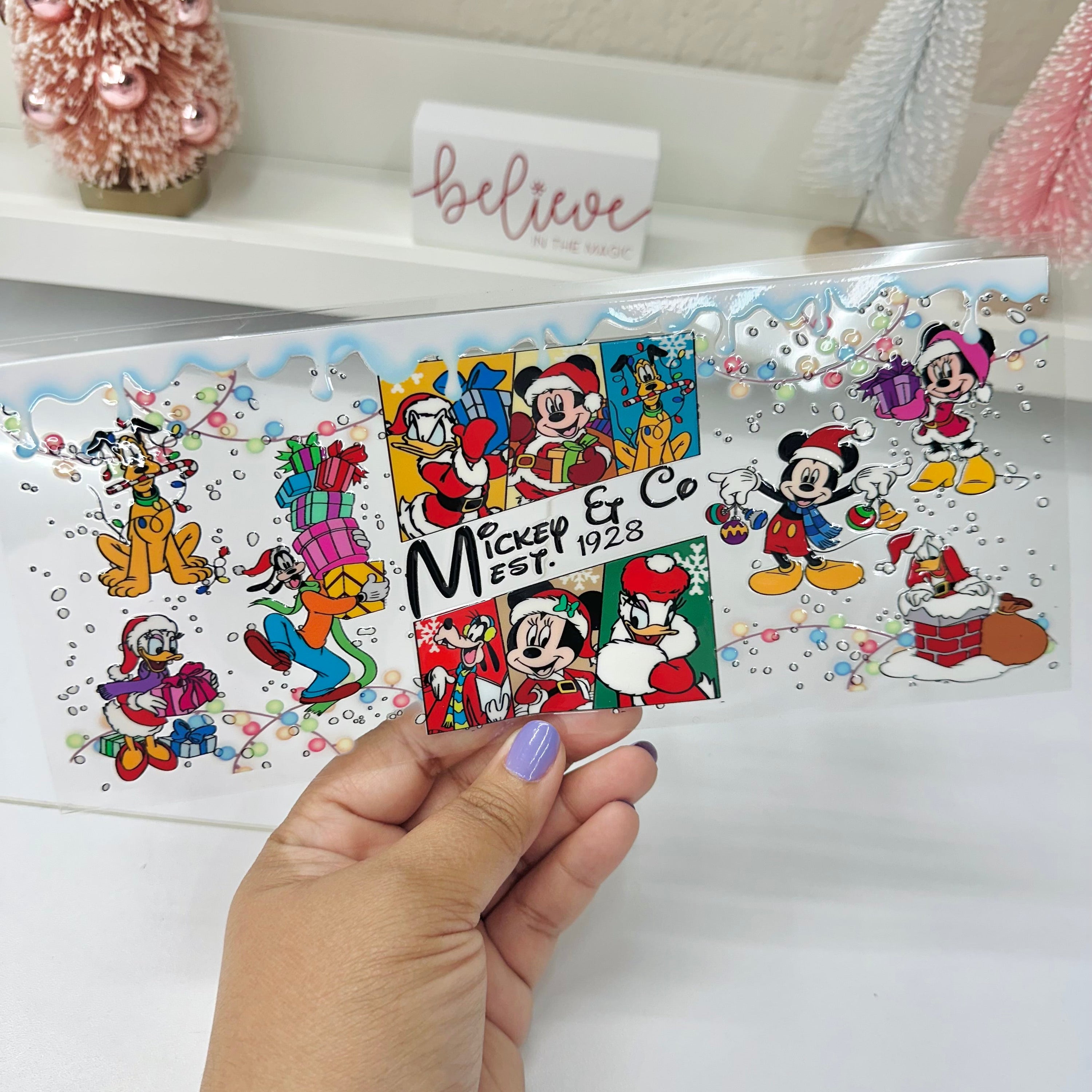 Merry Christmas Mouse | UV DTF