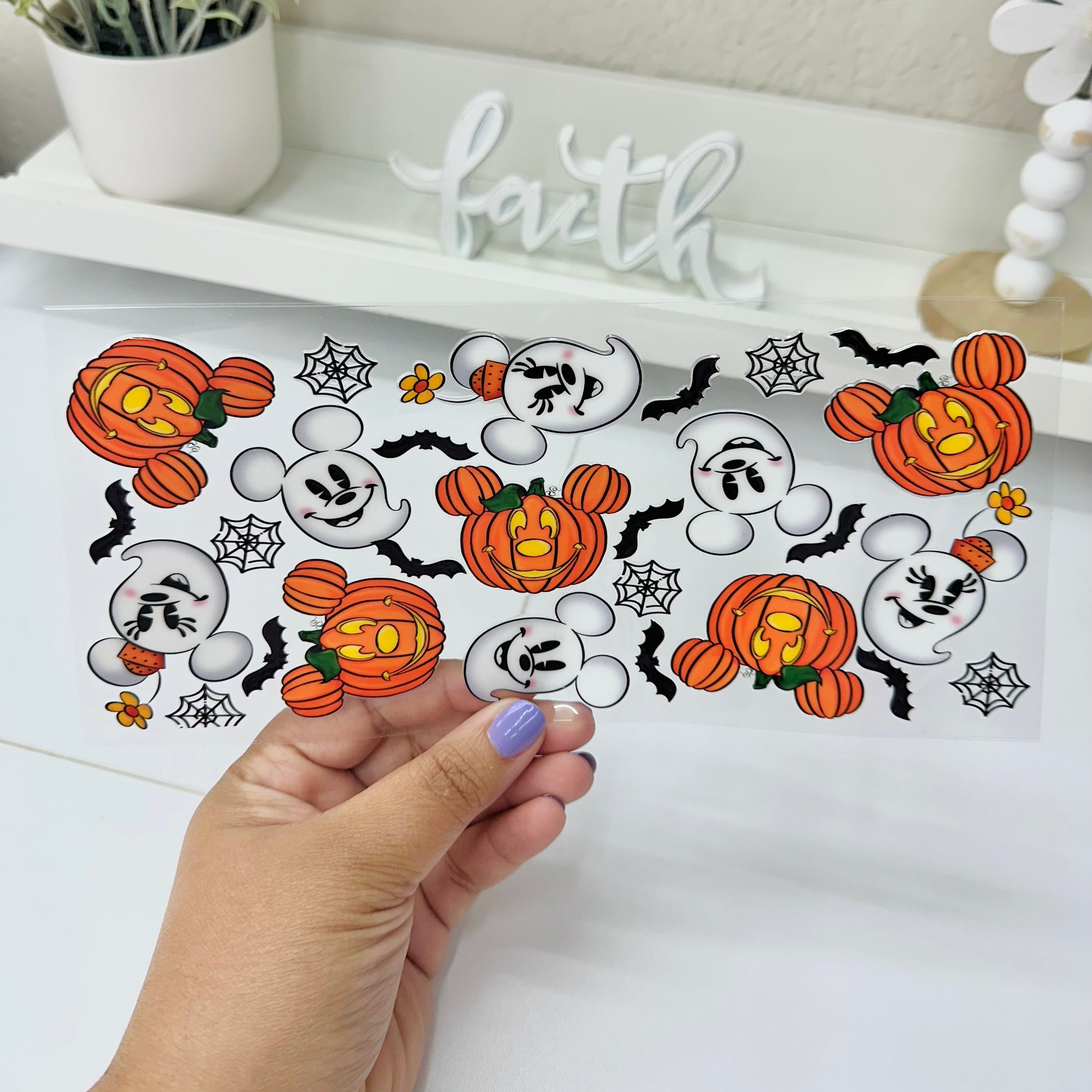 Pumpkins and ghosts | UV DTF
