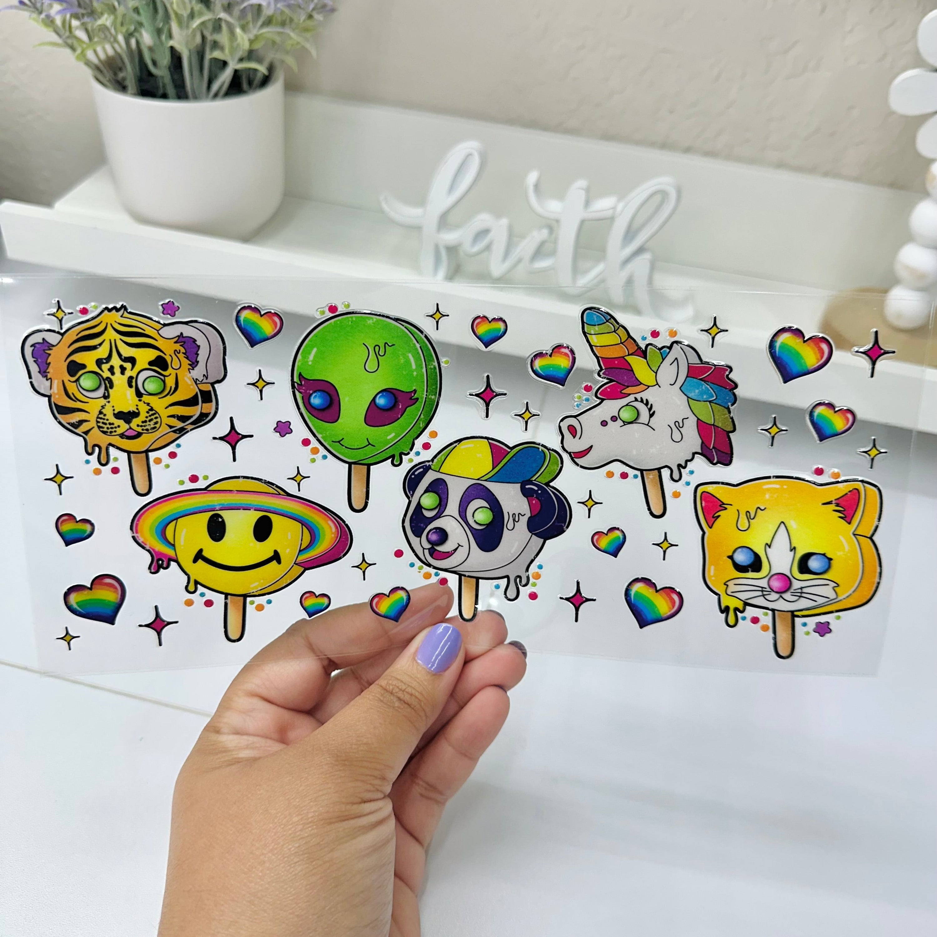 Animal popsicle | UV DTF