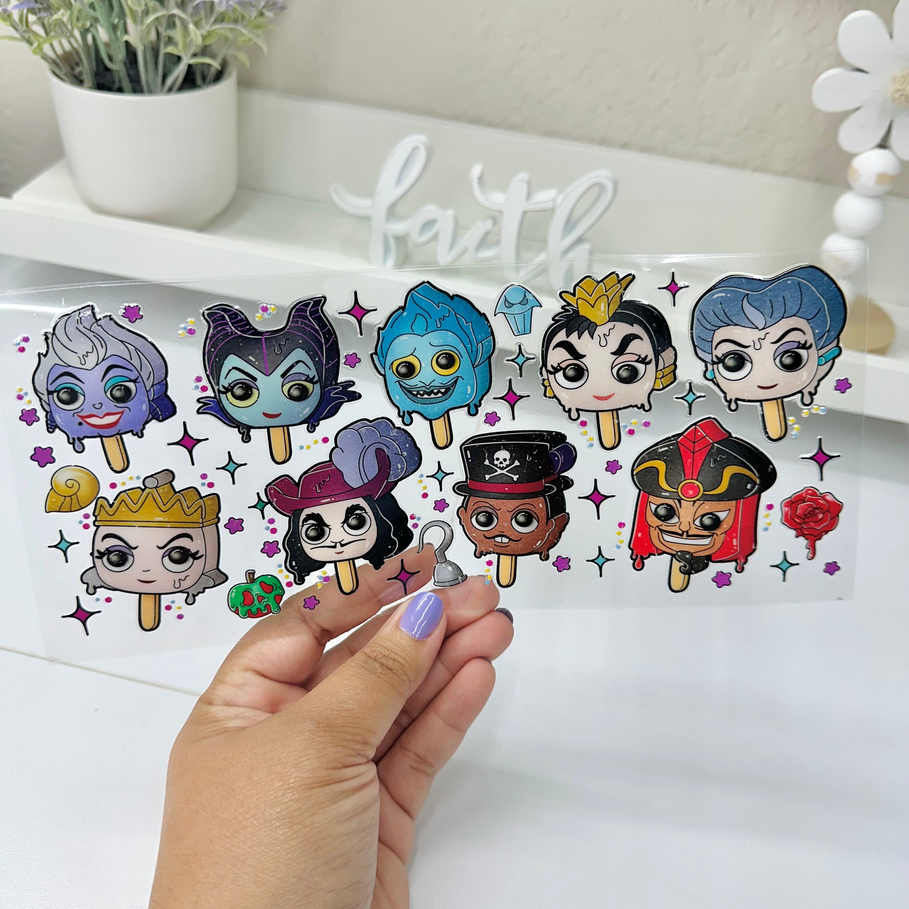 Villains popsicle | UV DTF