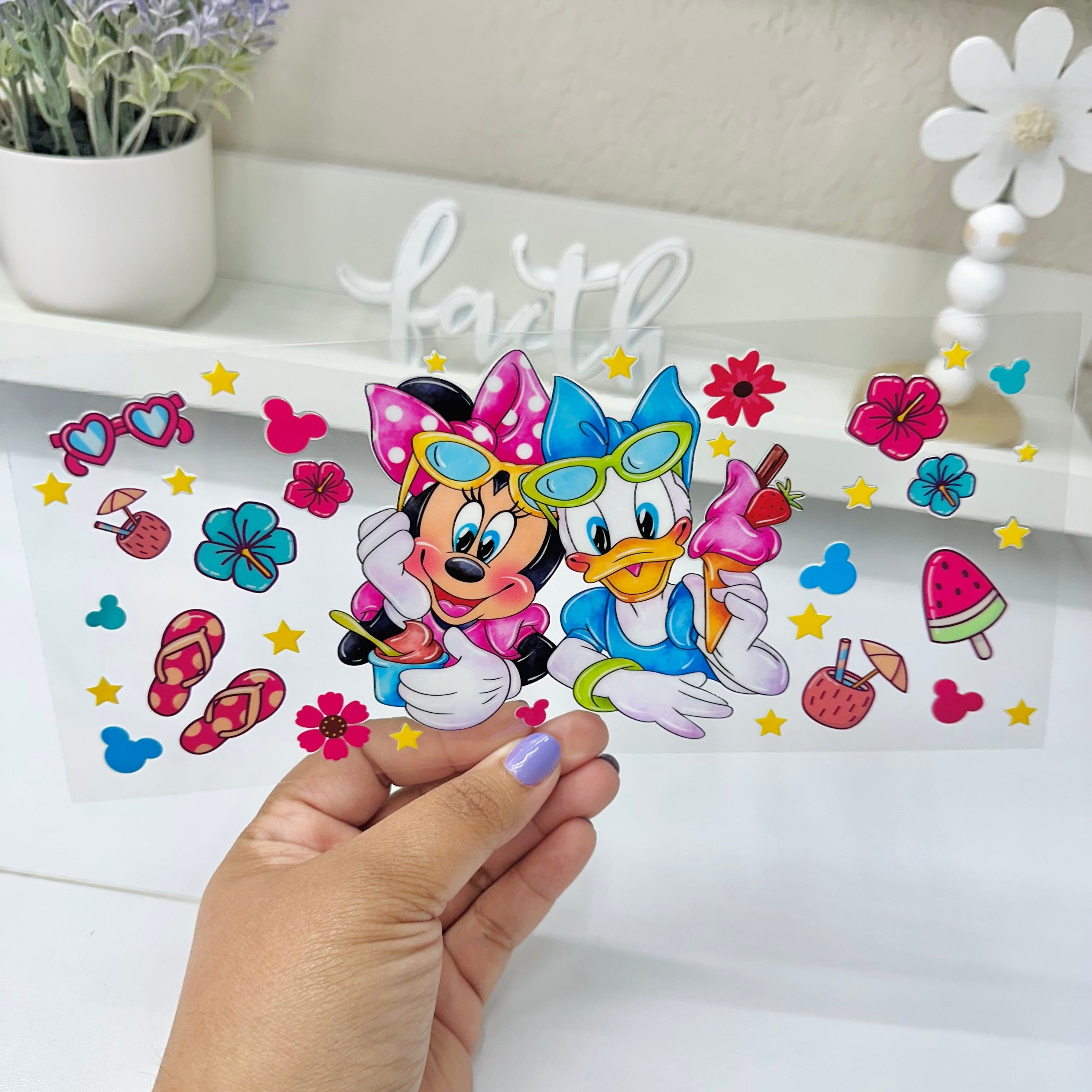 Girl Mouse Friend | UV DTF