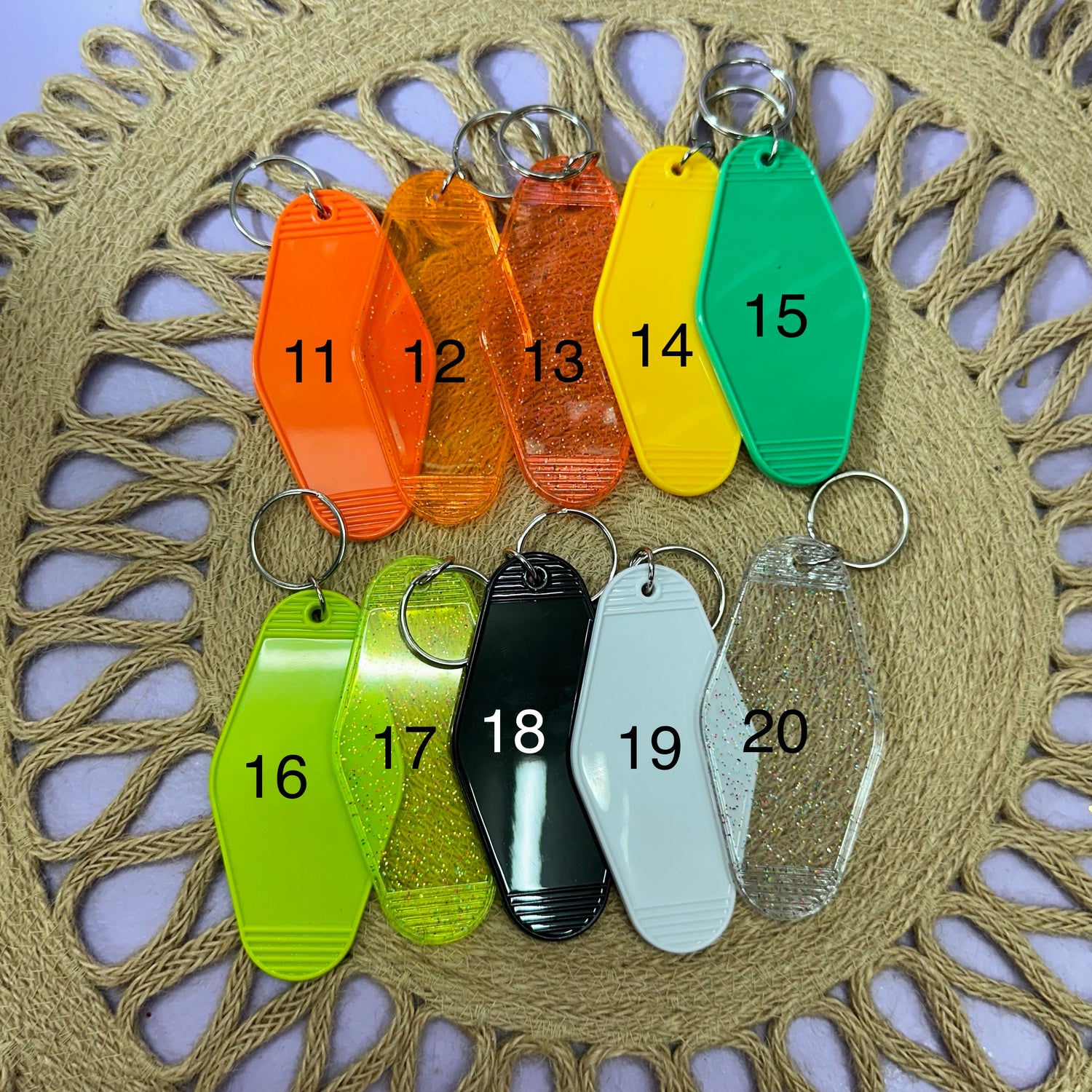 Motel Keychain Blank