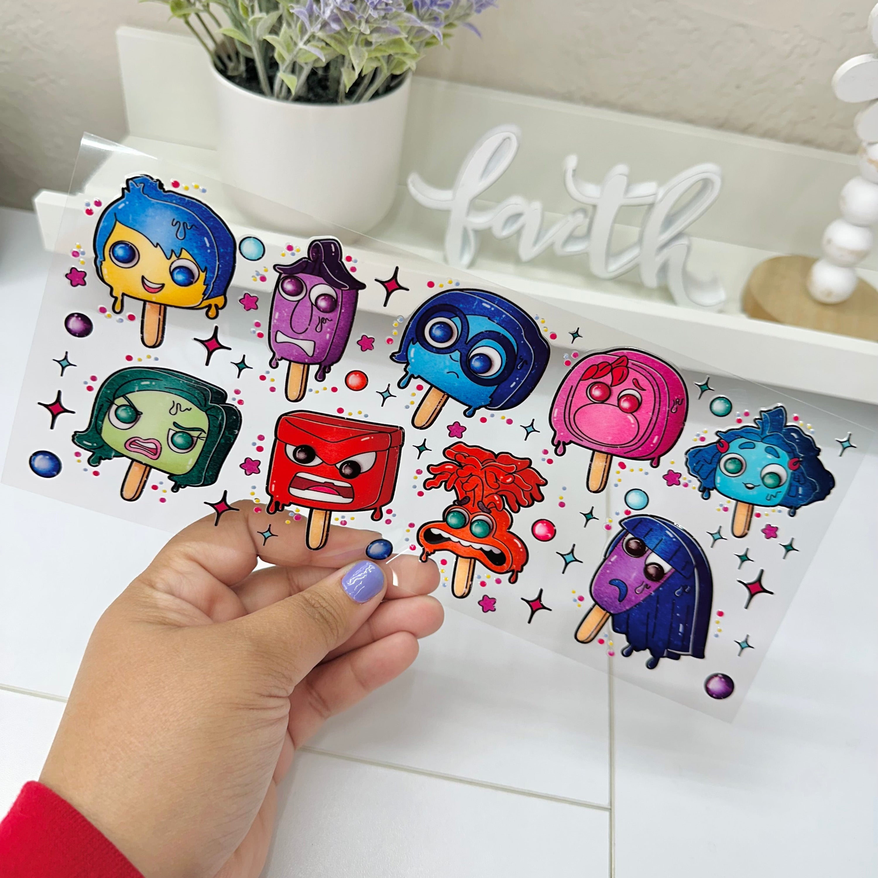 Emociones popsicle | UV DTF