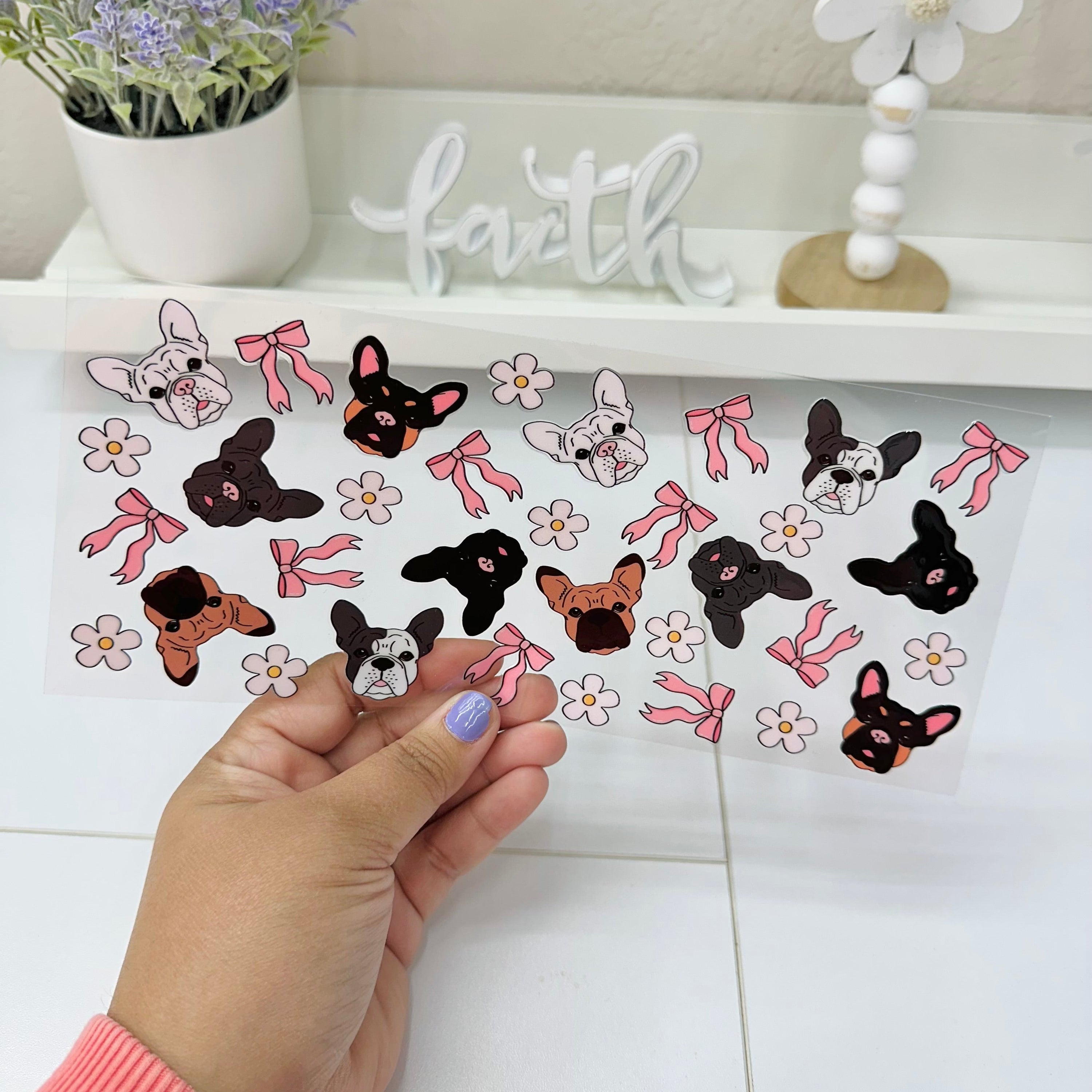 French Bull Dog | UV DTF Wrap