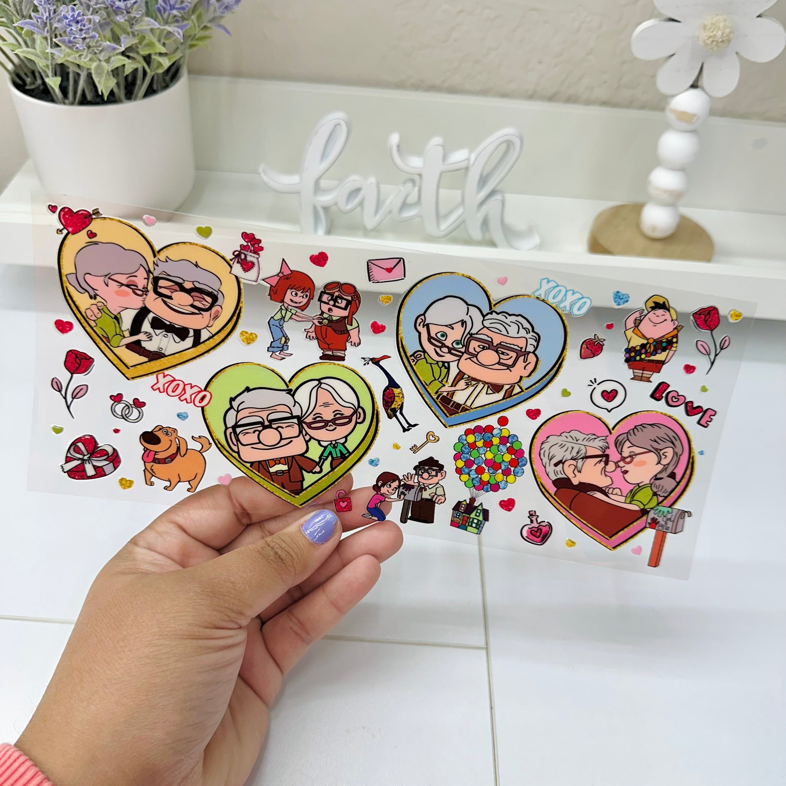 Valentine Love Brushstroke | UV DTF