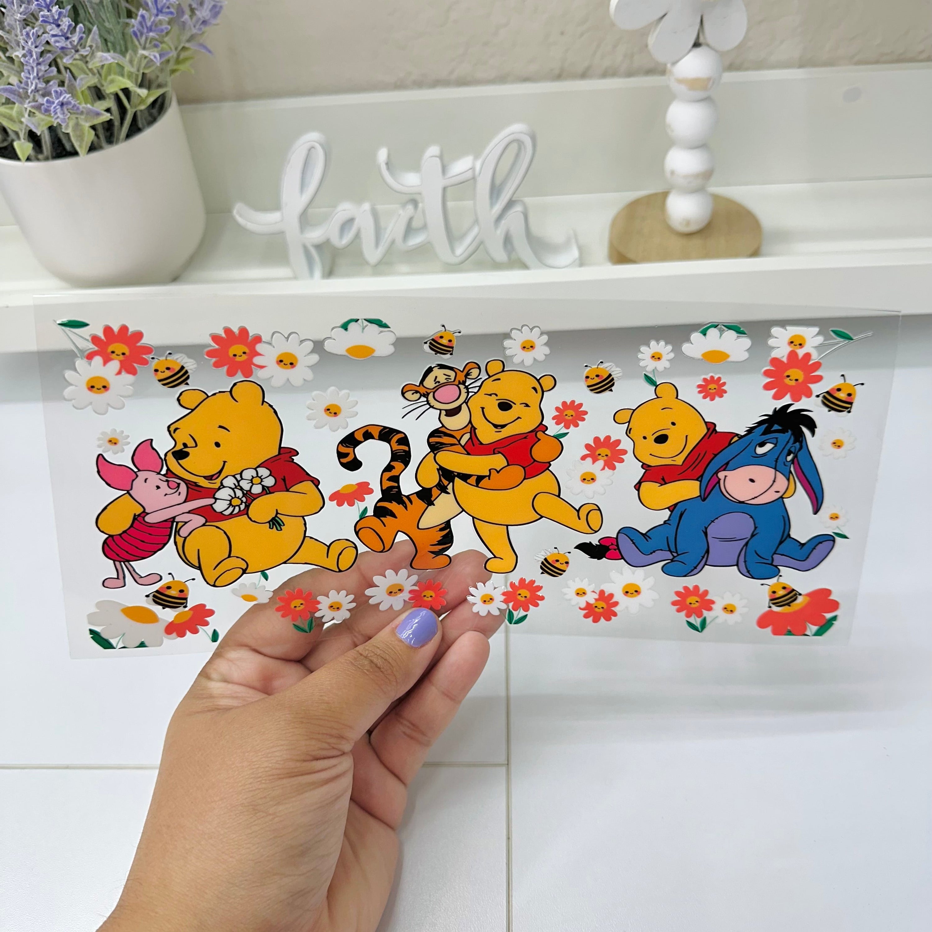 Bear & Flowers | UV DTF