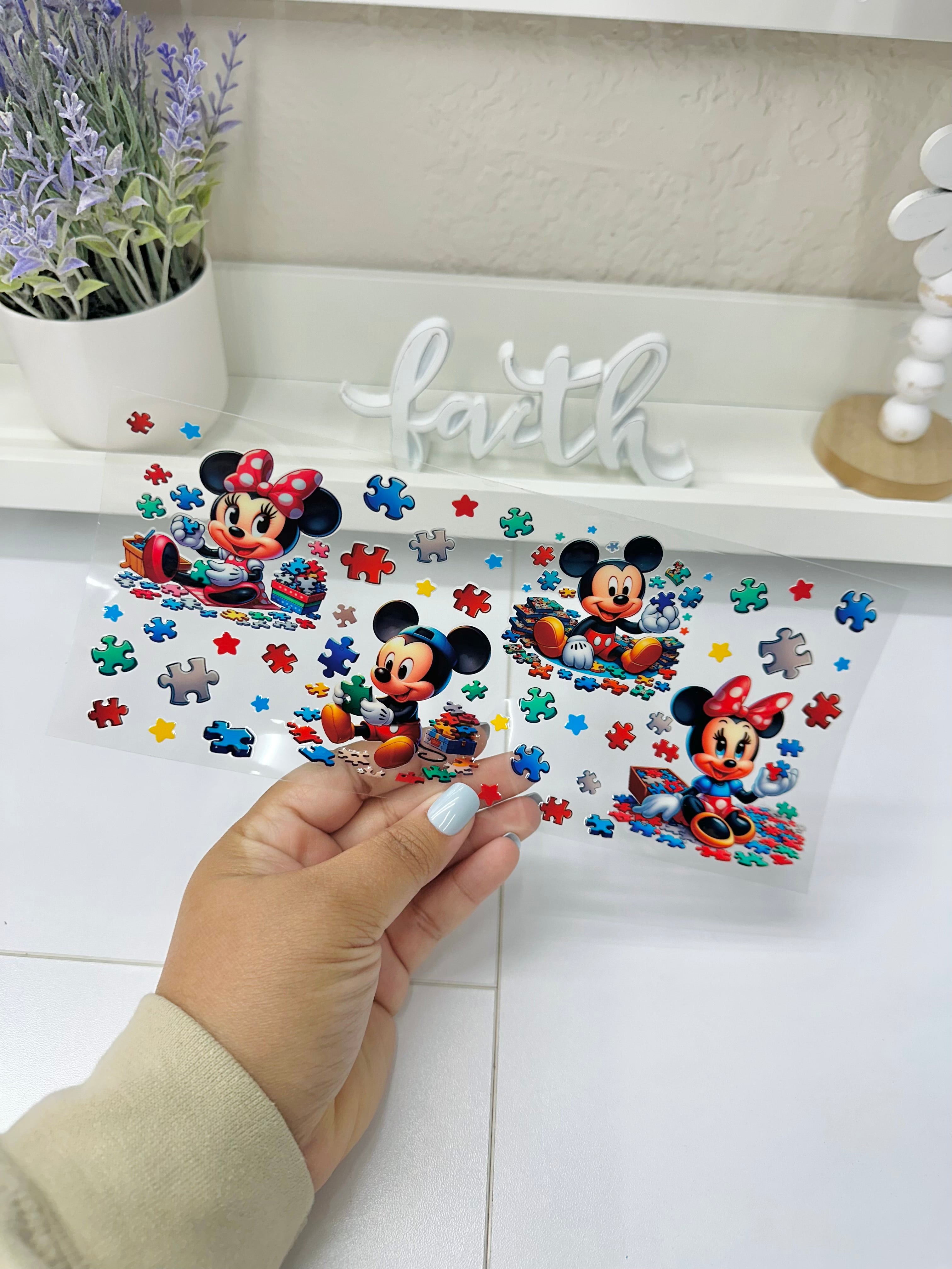 Autism Mouse | UV DTF Wrap