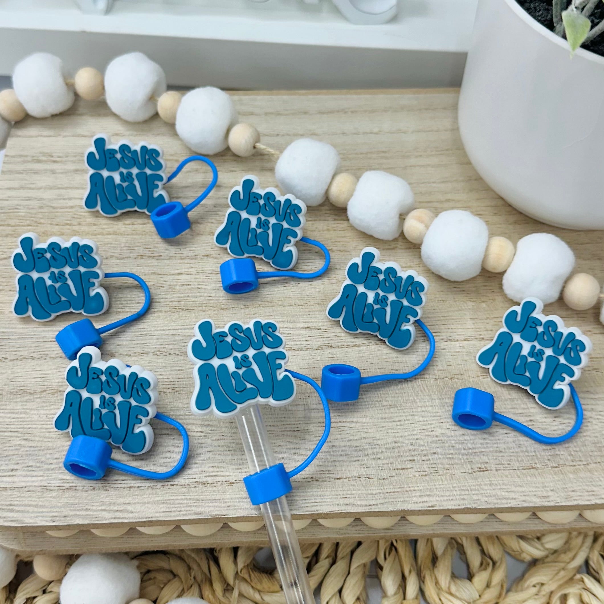 Jesus is Alive | Straw Topper