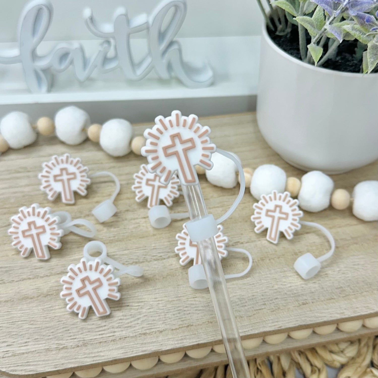 Cross | Straw Topper