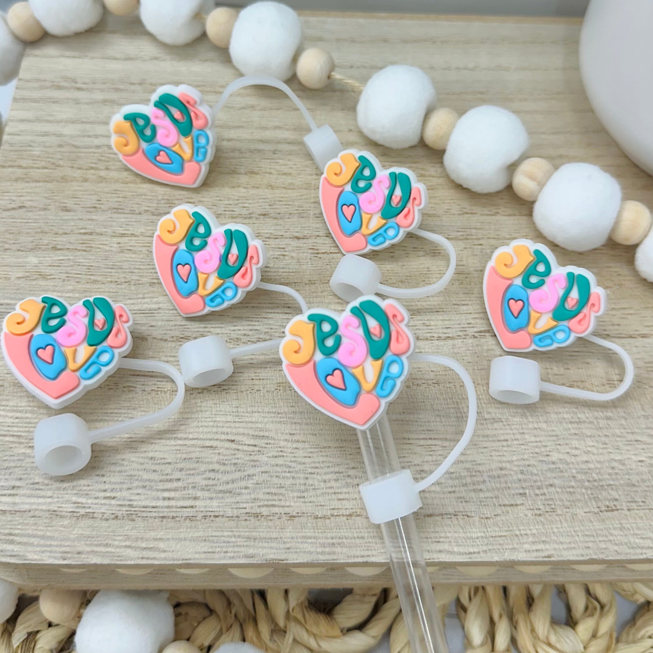 Jesus Love | Straw Topper