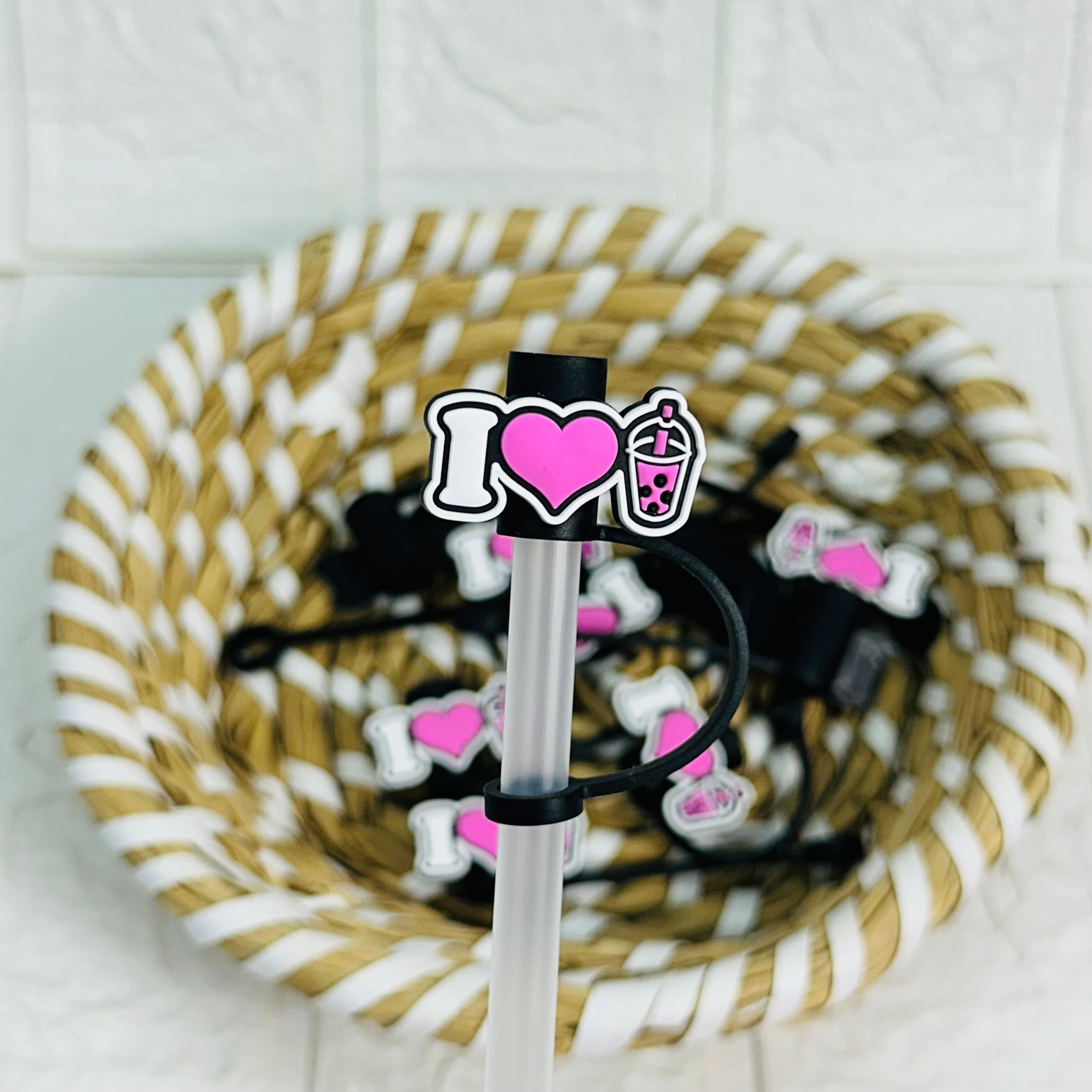 I Love Coffee | Straw Topper