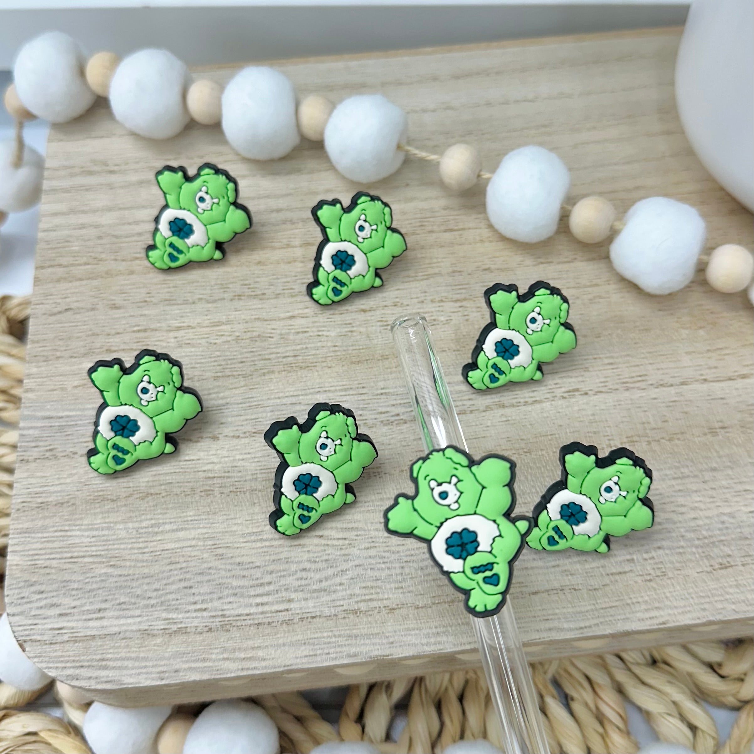 Bear Green | Straw Charms