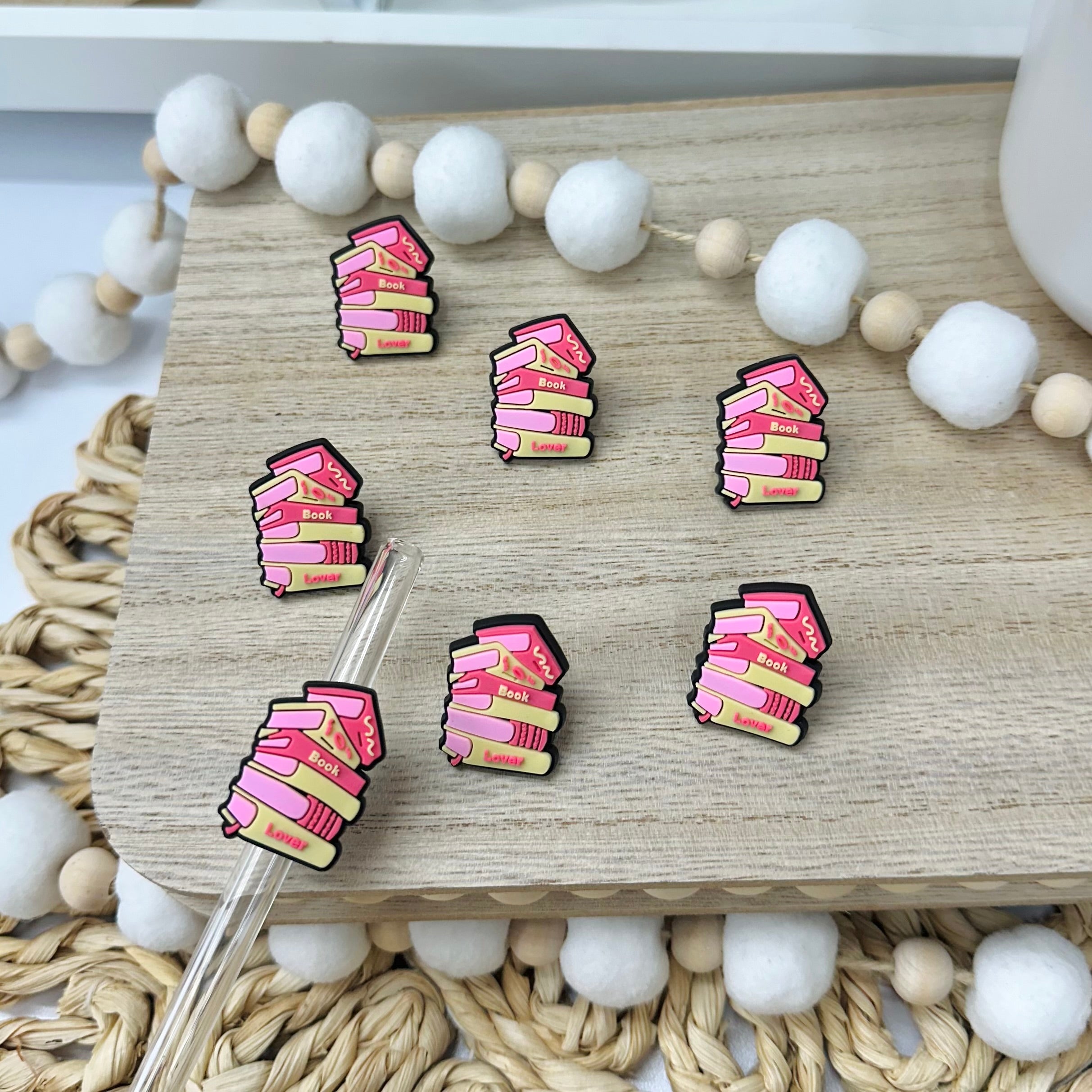 Book Lover | Straw Charms